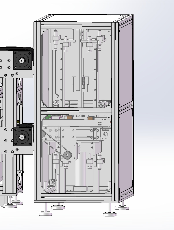Automatic Motor Assembly Line 3D model_5