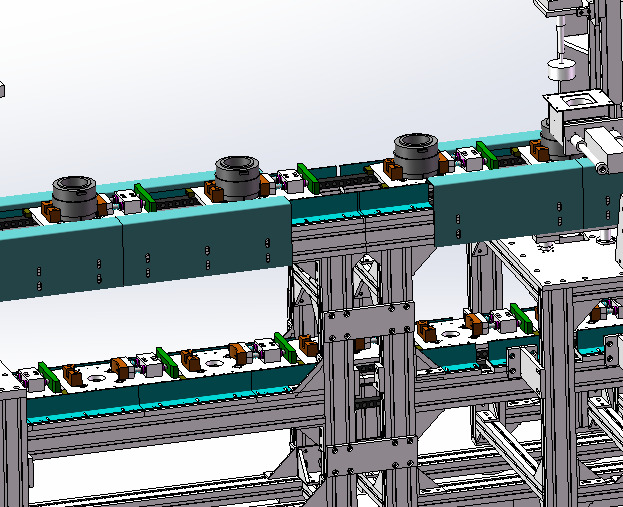 Automatic Motor Assembly Line 3D model_6