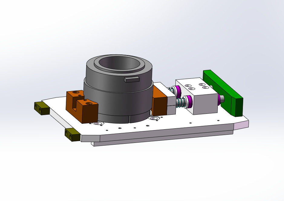 Automatic Motor Assembly Line 3D model_4