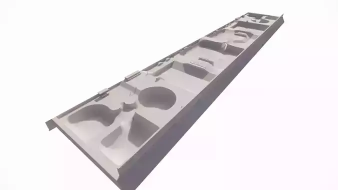 Skatepark-Skate Park PACK  Low-poly 3D model