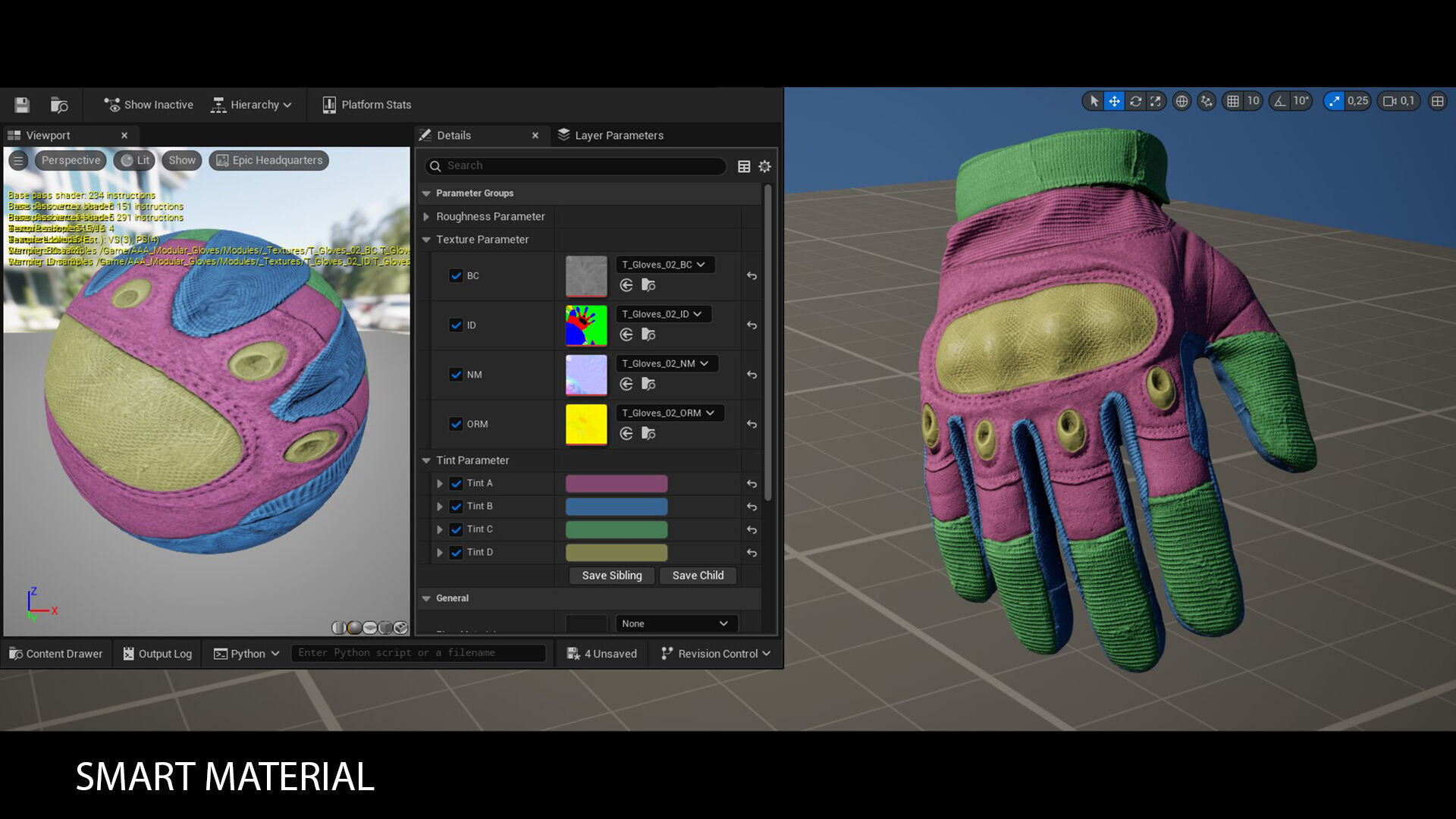 AAA FPS GLOVES AND ARMS PACK VOL 01 Low-poly 3D model_12