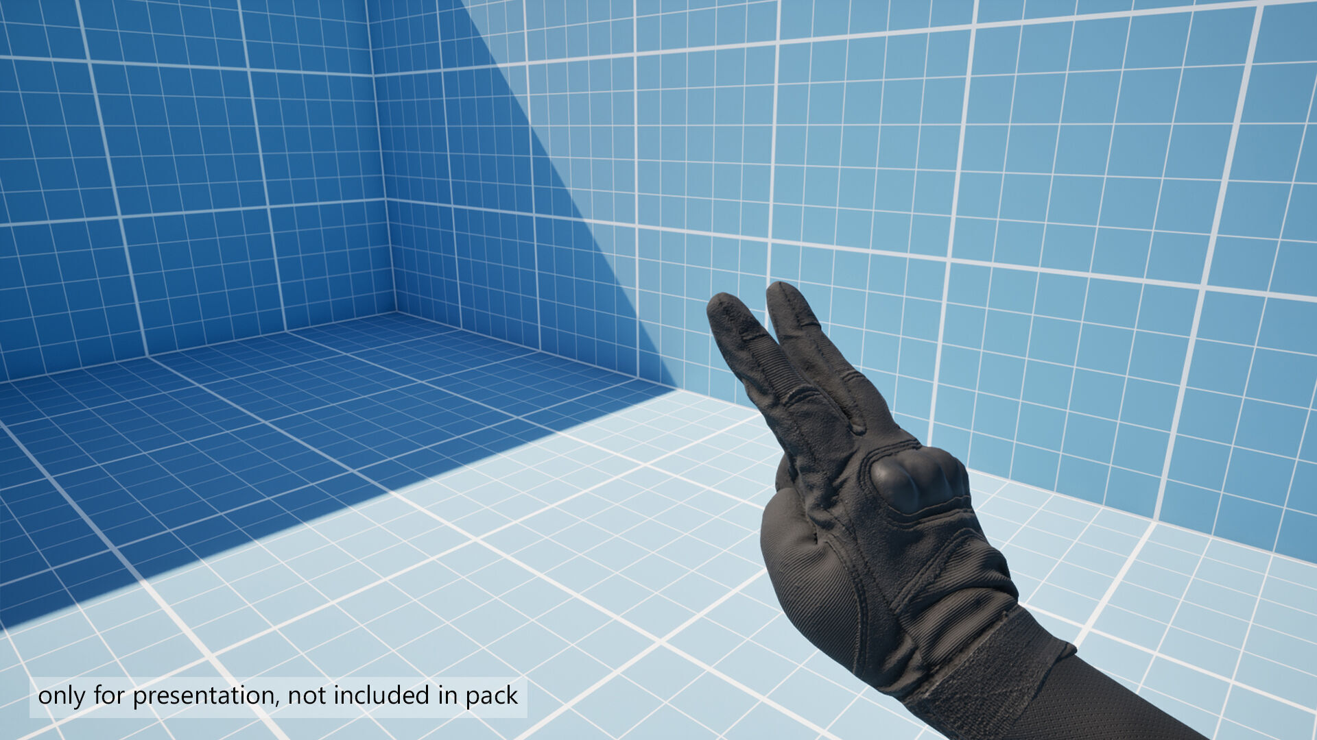 AAA FPS GLOVES AND ARMS PACK VOL 01 Low-poly 3D model_4