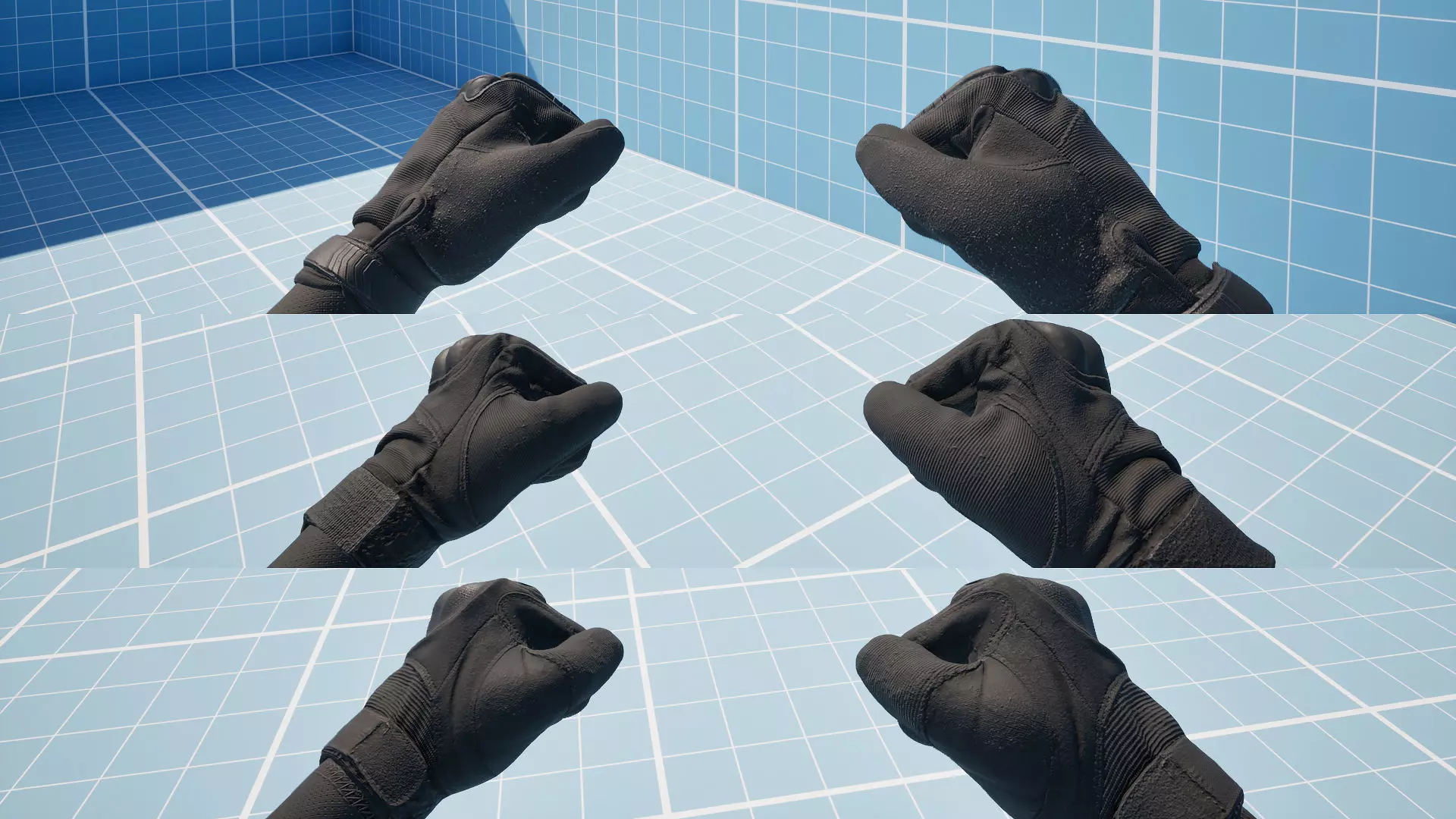 AAA FPS GLOVES AND ARMS PACK VOL 01 Low-poly 3D model_9