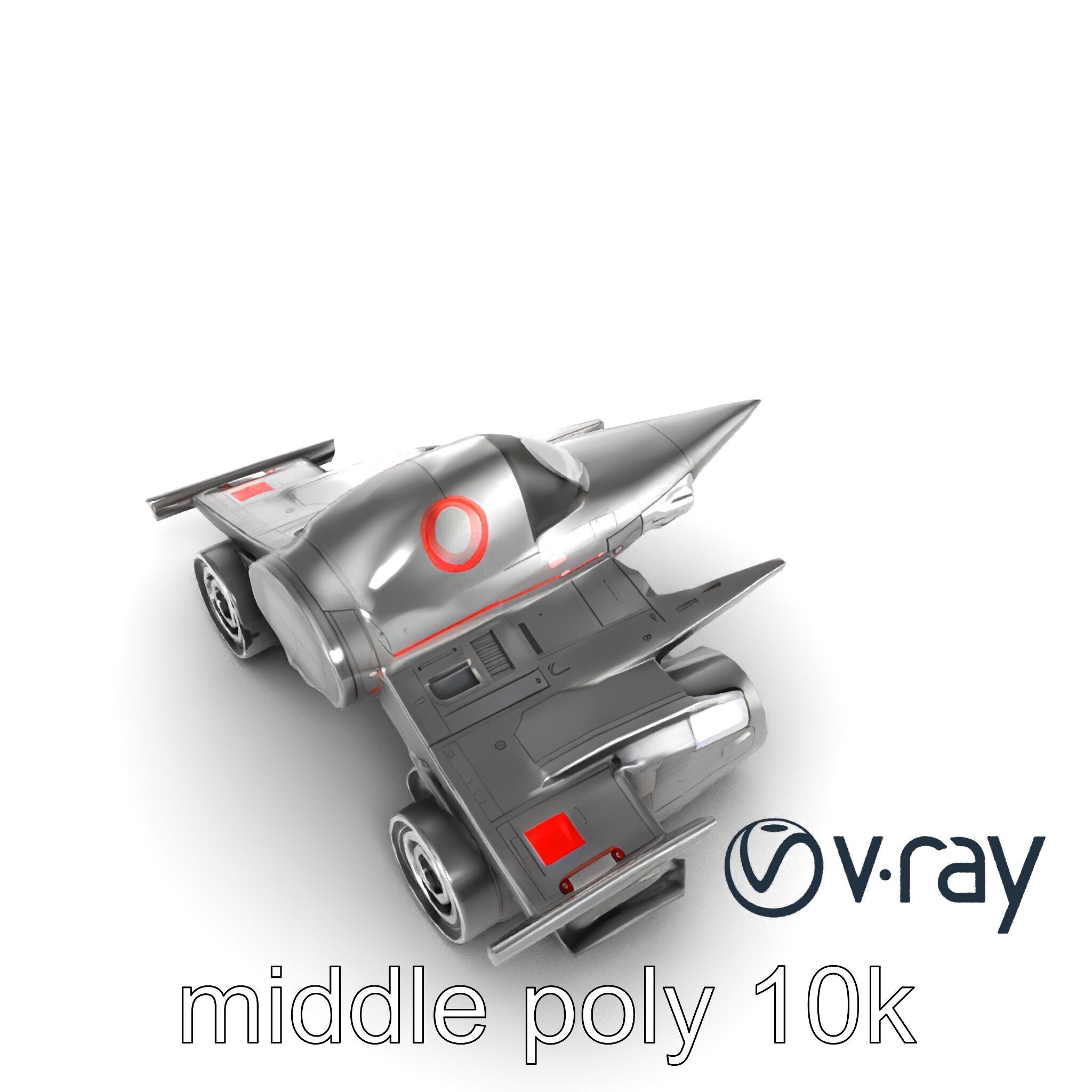 NovaStrike Hypersonic Jet model pack Low-poly 3D model_11