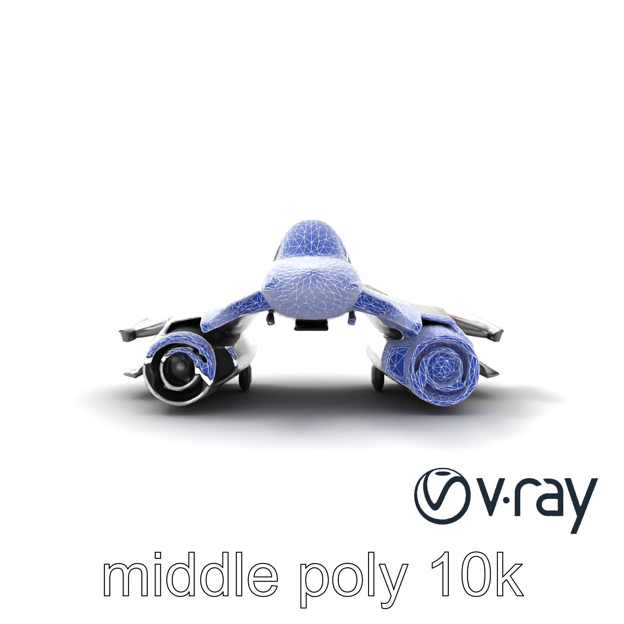 NovaStrike Hypersonic Jet model pack Low-poly 3D model_25