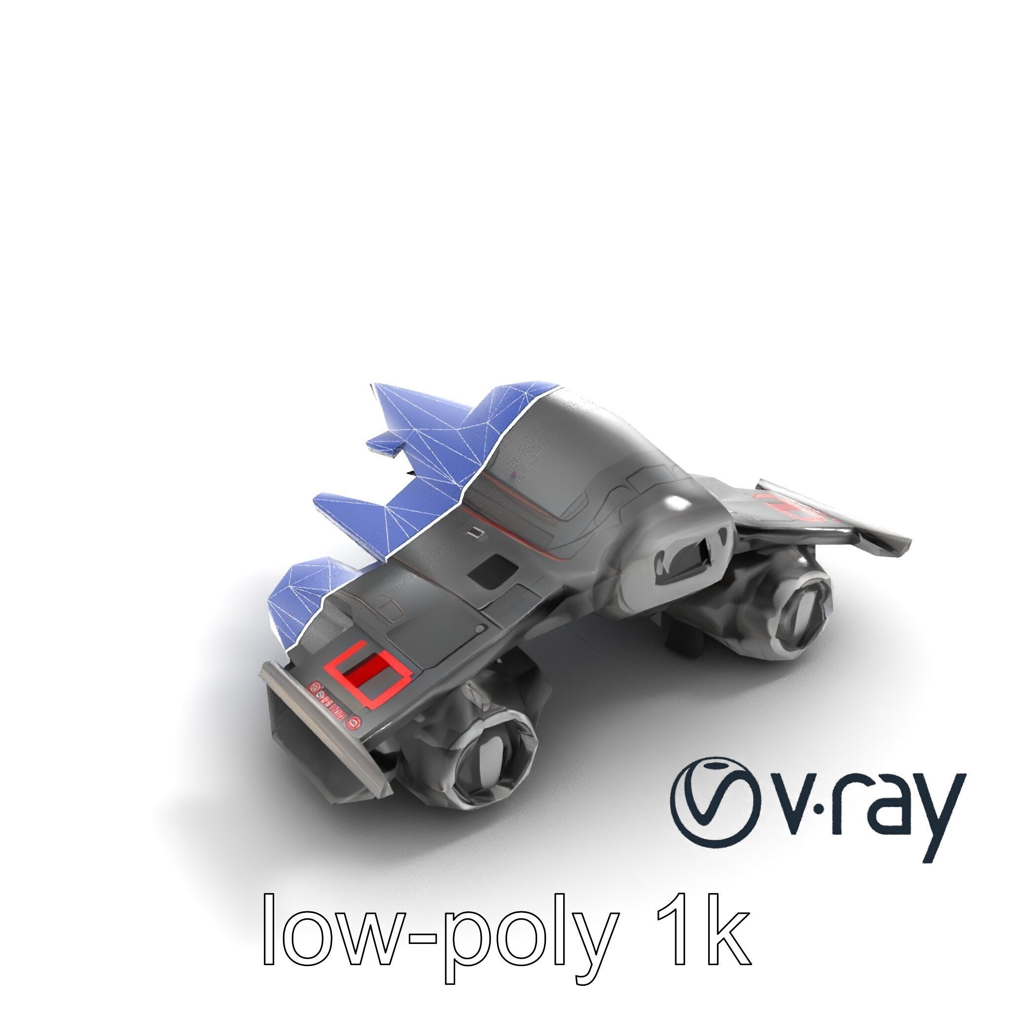 NovaStrike Hypersonic Jet model pack Low-poly 3D model_31