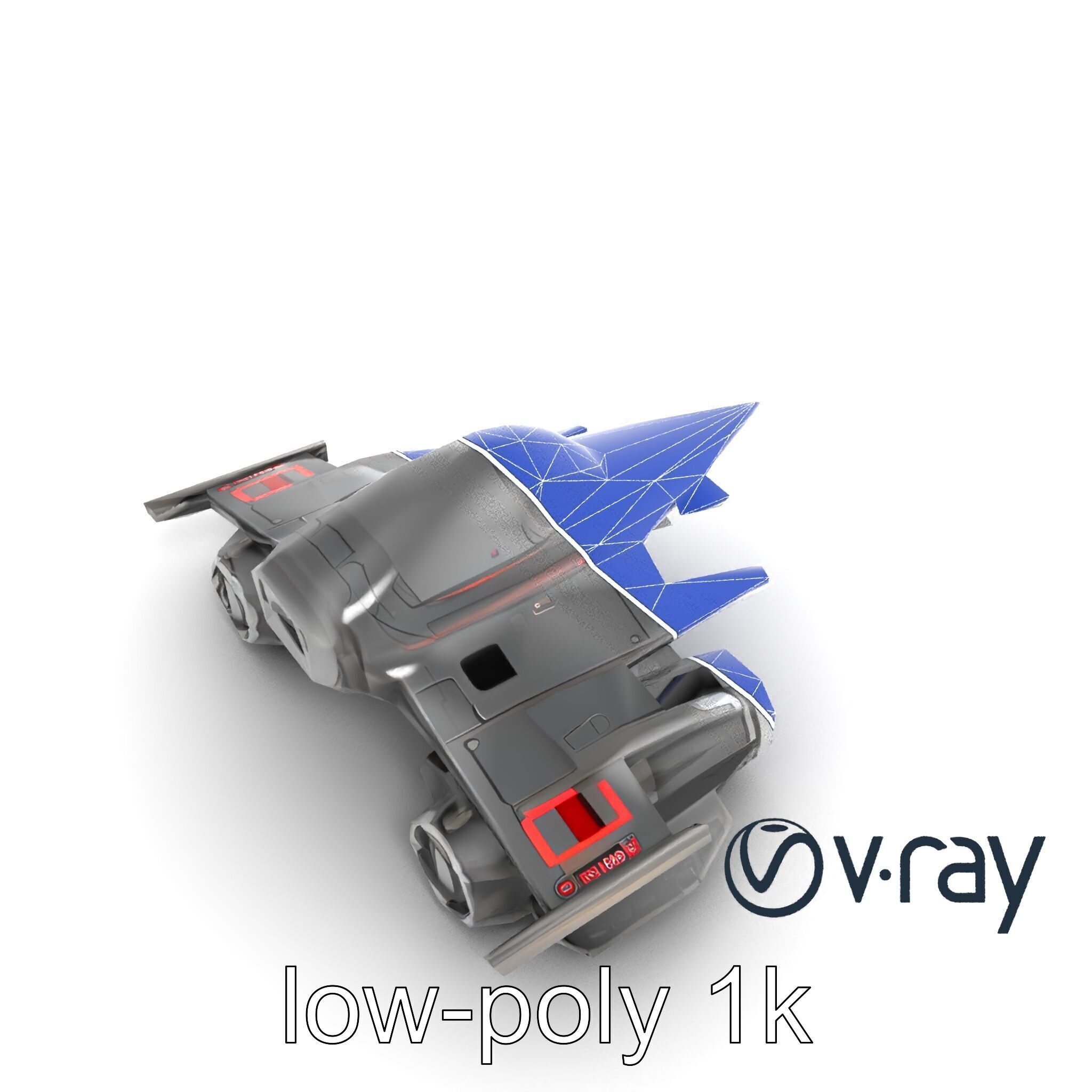 NovaStrike Hypersonic Jet model pack Low-poly 3D model_28