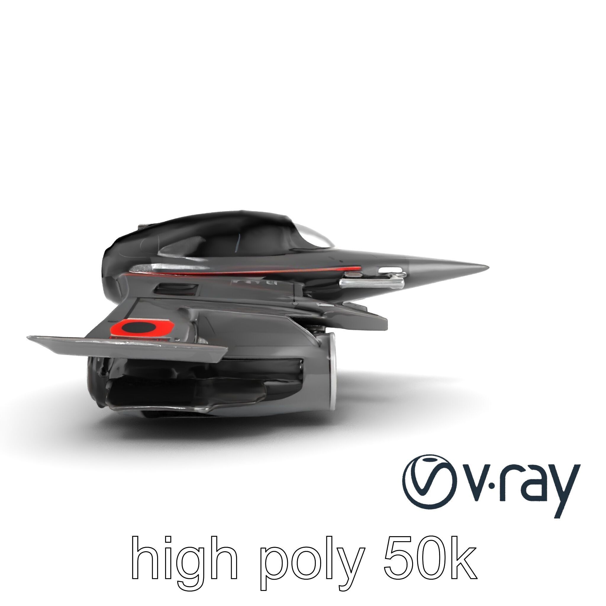NovaStrike Hypersonic Jet model pack Low-poly 3D model_21