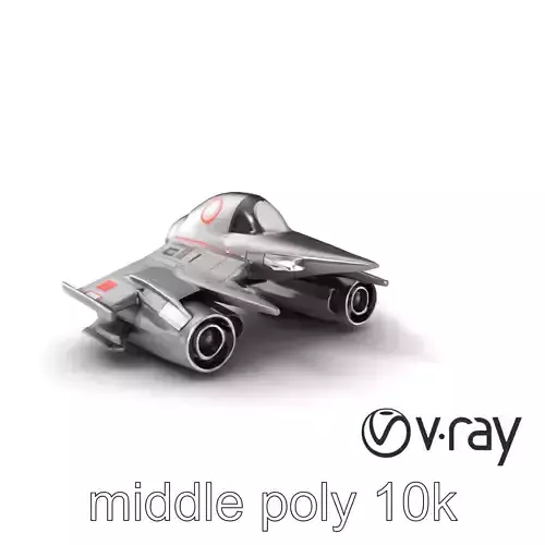 NovaStrike Hypersonic Jet model pack Low-poly 3D model