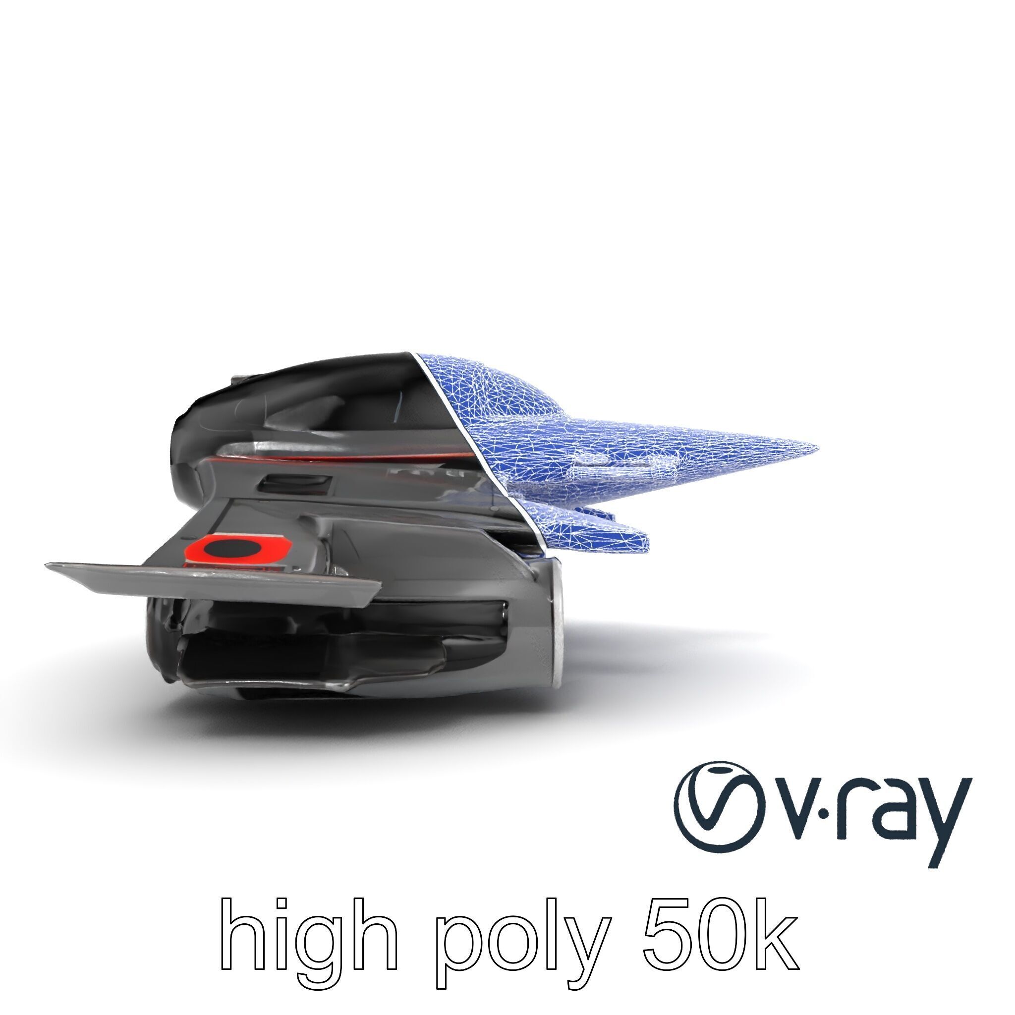 NovaStrike Hypersonic Jet model pack Low-poly 3D model_16