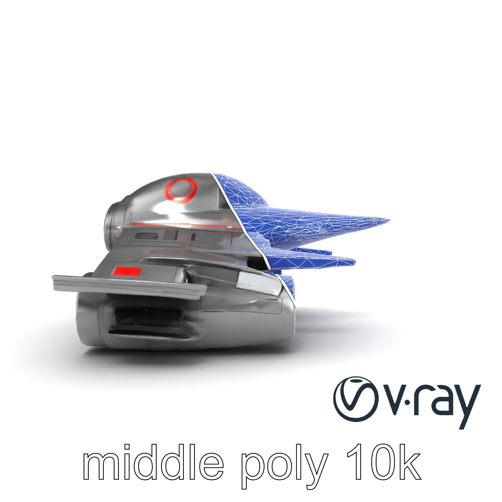 NovaStrike Hypersonic Jet model pack Low-poly 3D model_24