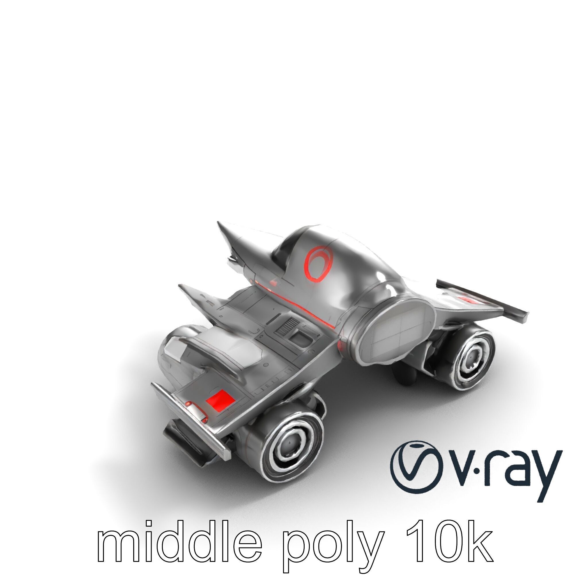 NovaStrike Hypersonic Jet model pack Low-poly 3D model_8