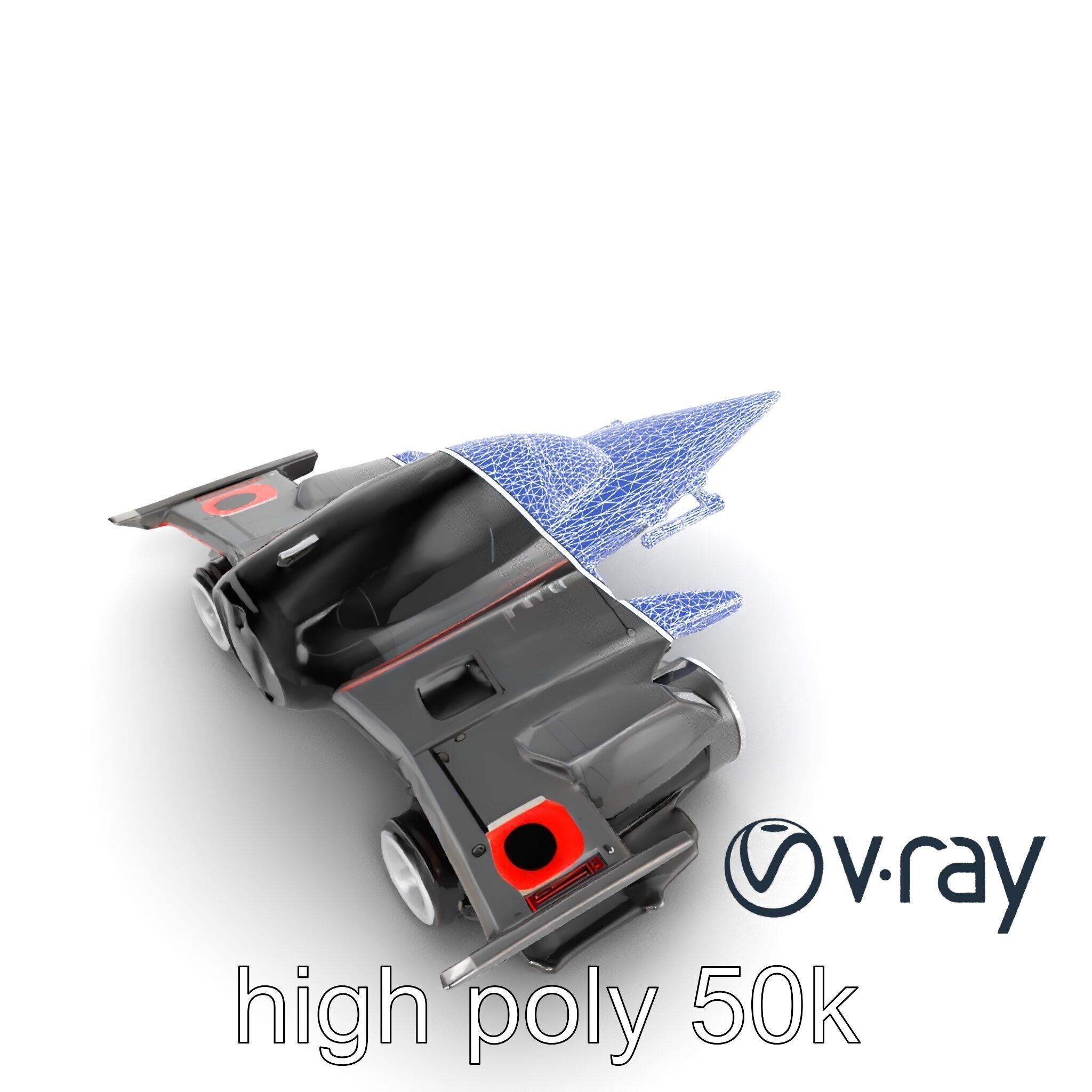 NovaStrike Hypersonic Jet model pack Low-poly 3D model_20