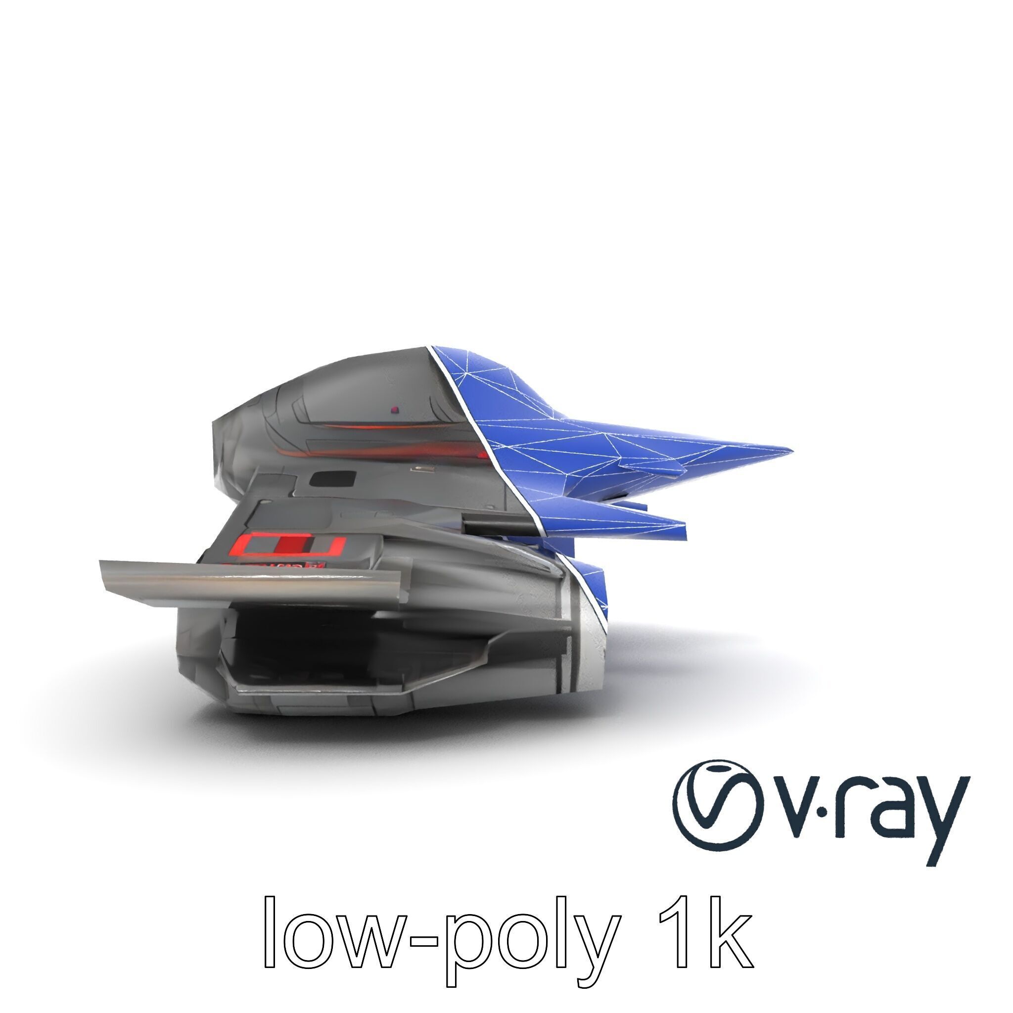 NovaStrike Hypersonic Jet model pack Low-poly 3D model_29