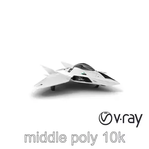 VenomRaptor Stealth Fighter Jet model pack Low-poly 3D model