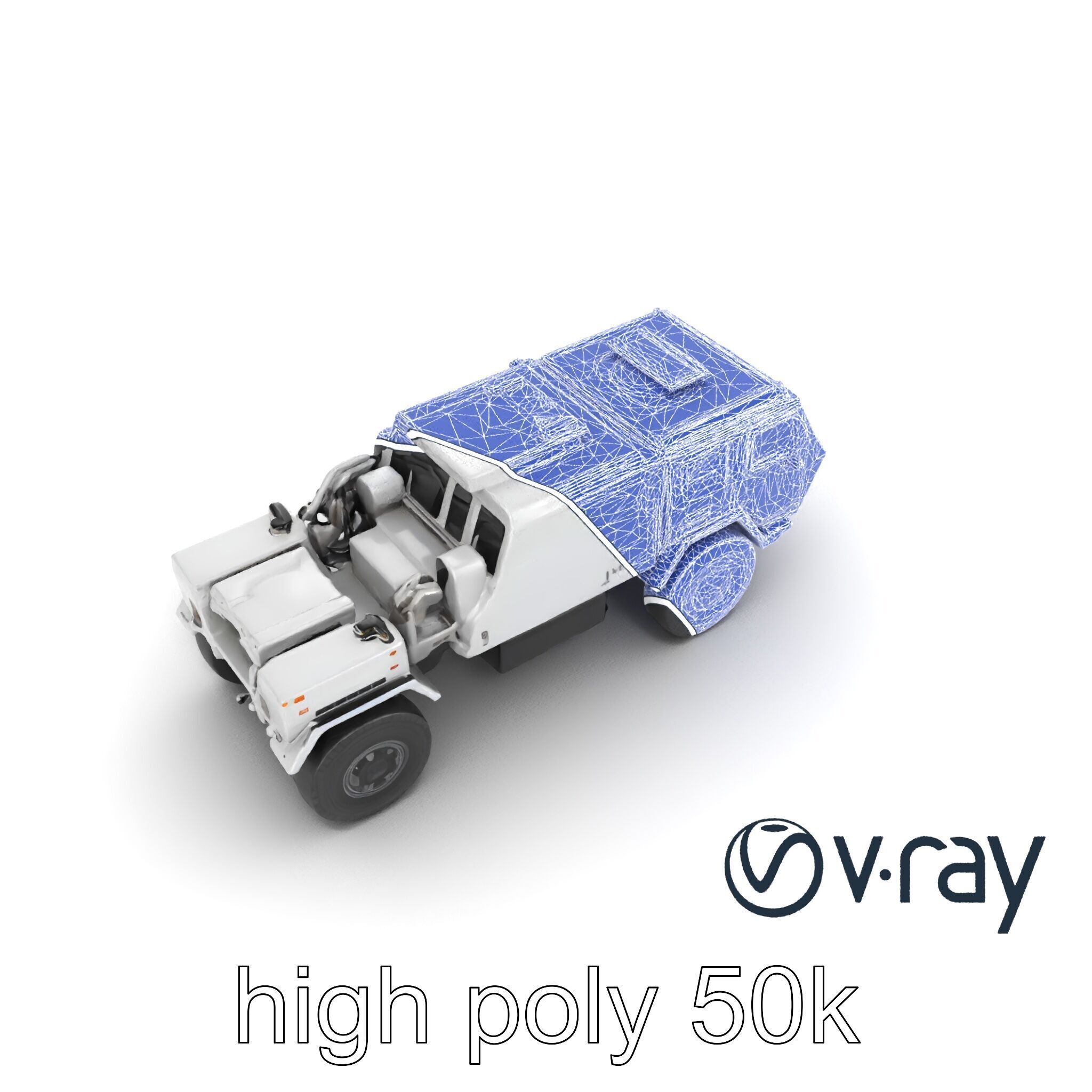 TitanShield Transport Armored Vehicle model pack Low-poly 3D model_27