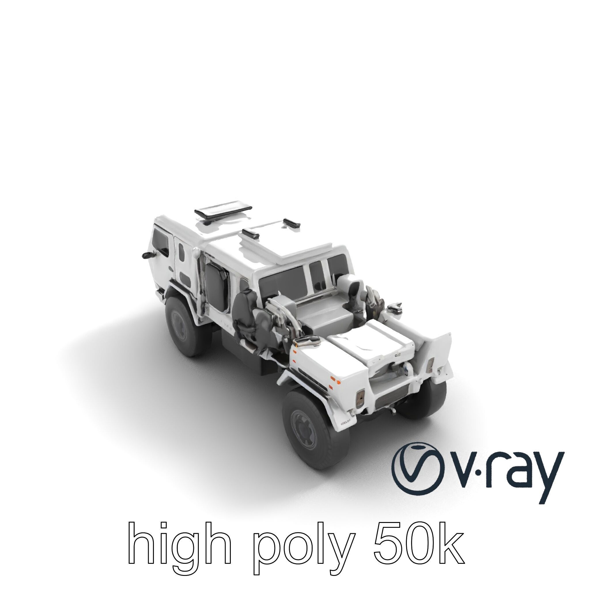 TitanShield Transport Armored Vehicle model pack Low-poly 3D model_18
