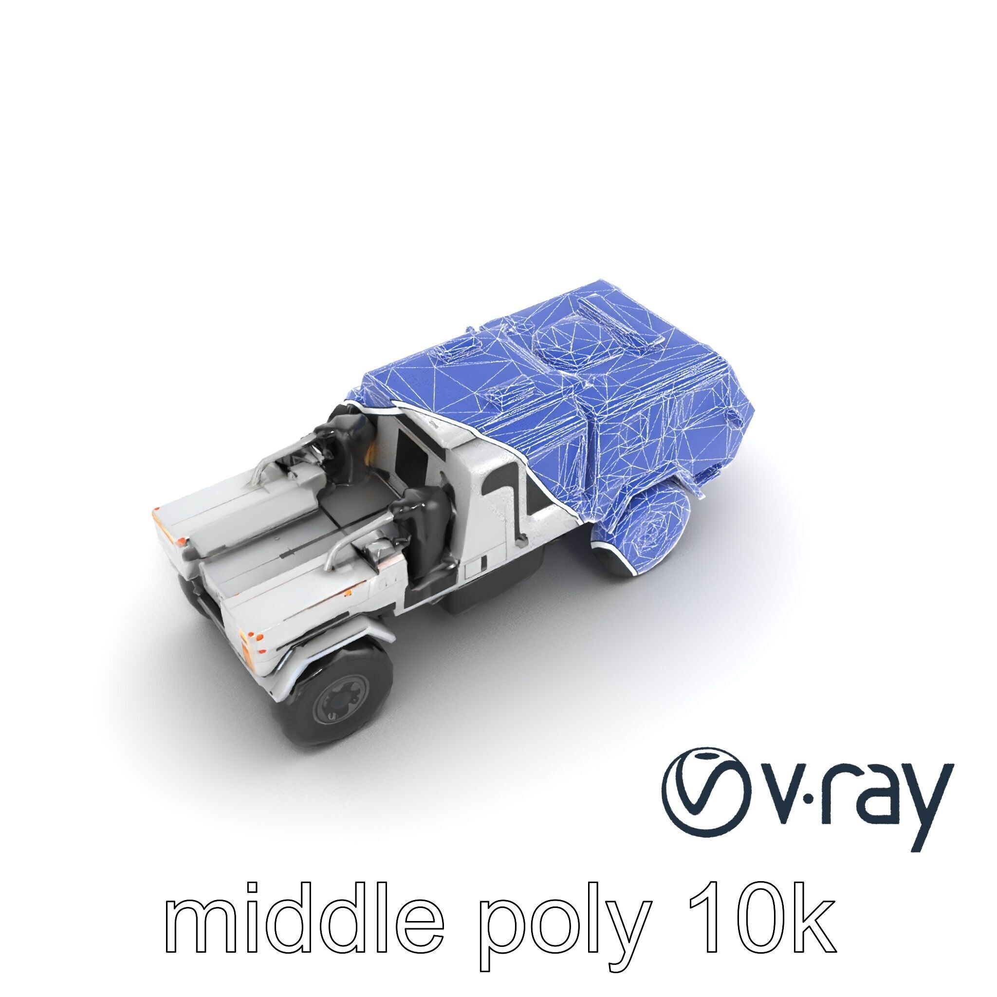 TitanShield Transport Armored Vehicle model pack Low-poly 3D model_26