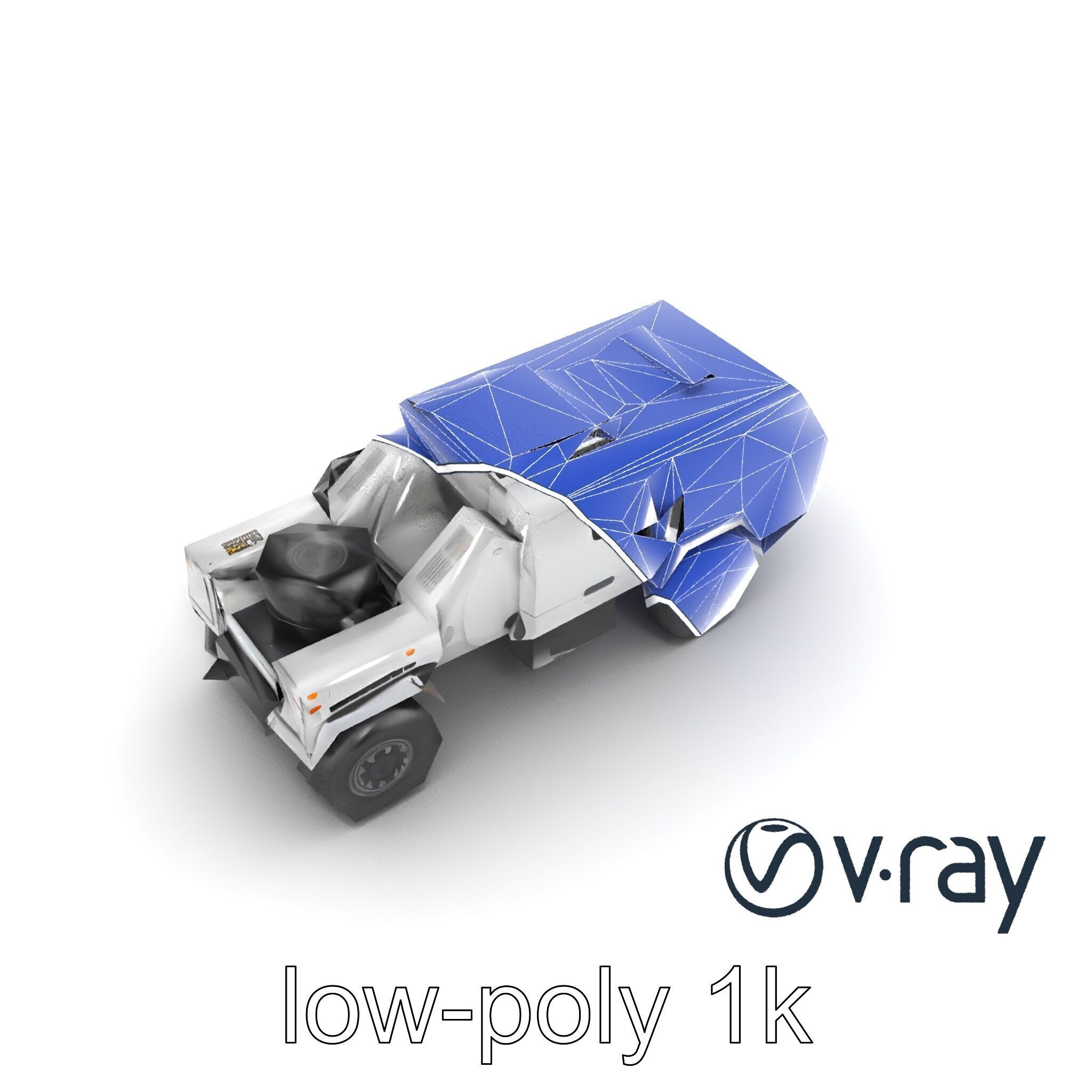 TitanShield Transport Armored Vehicle model pack Low-poly 3D model_32