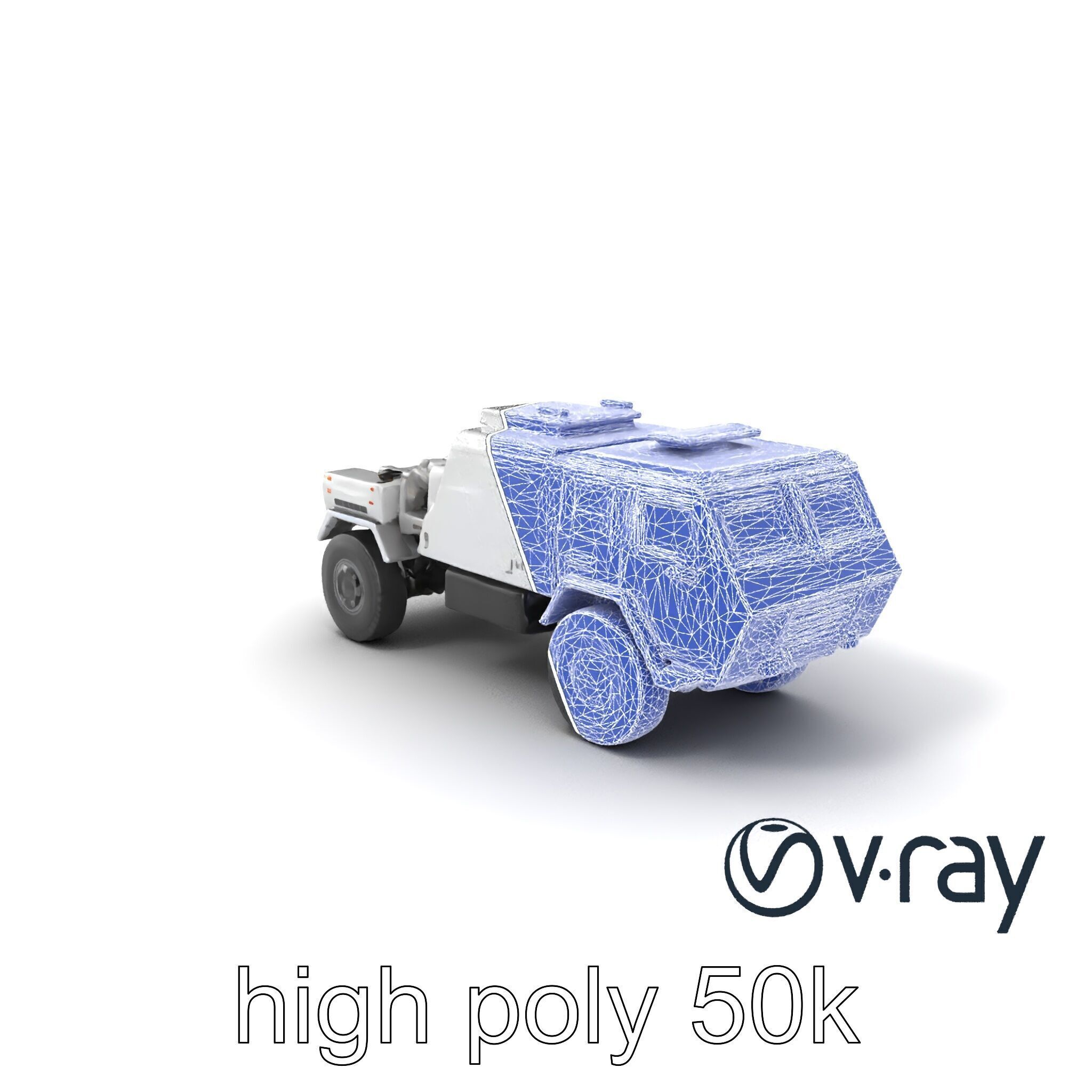 TitanShield Transport Armored Vehicle model pack Low-poly 3D model_10