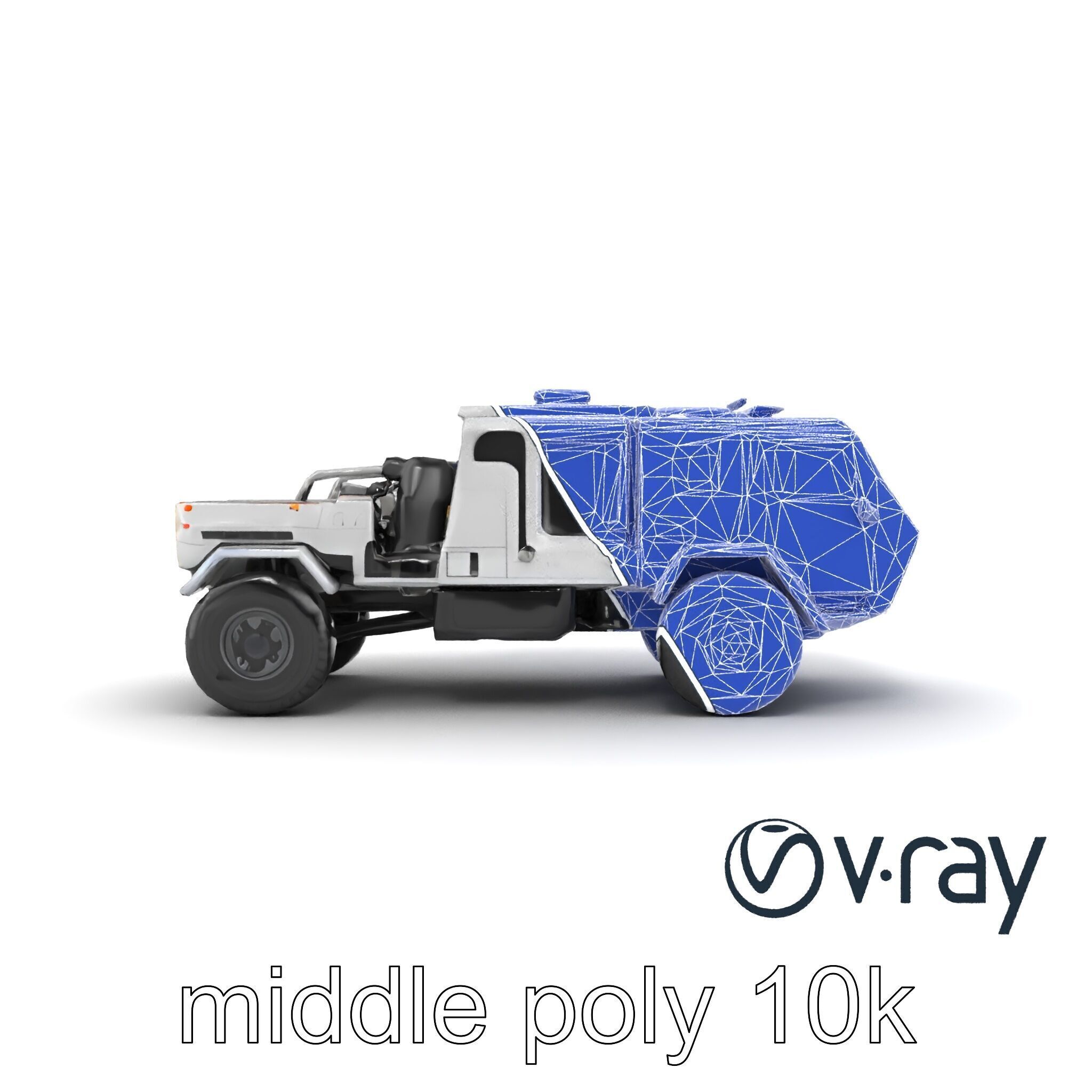 TitanShield Transport Armored Vehicle model pack Low-poly 3D model_29