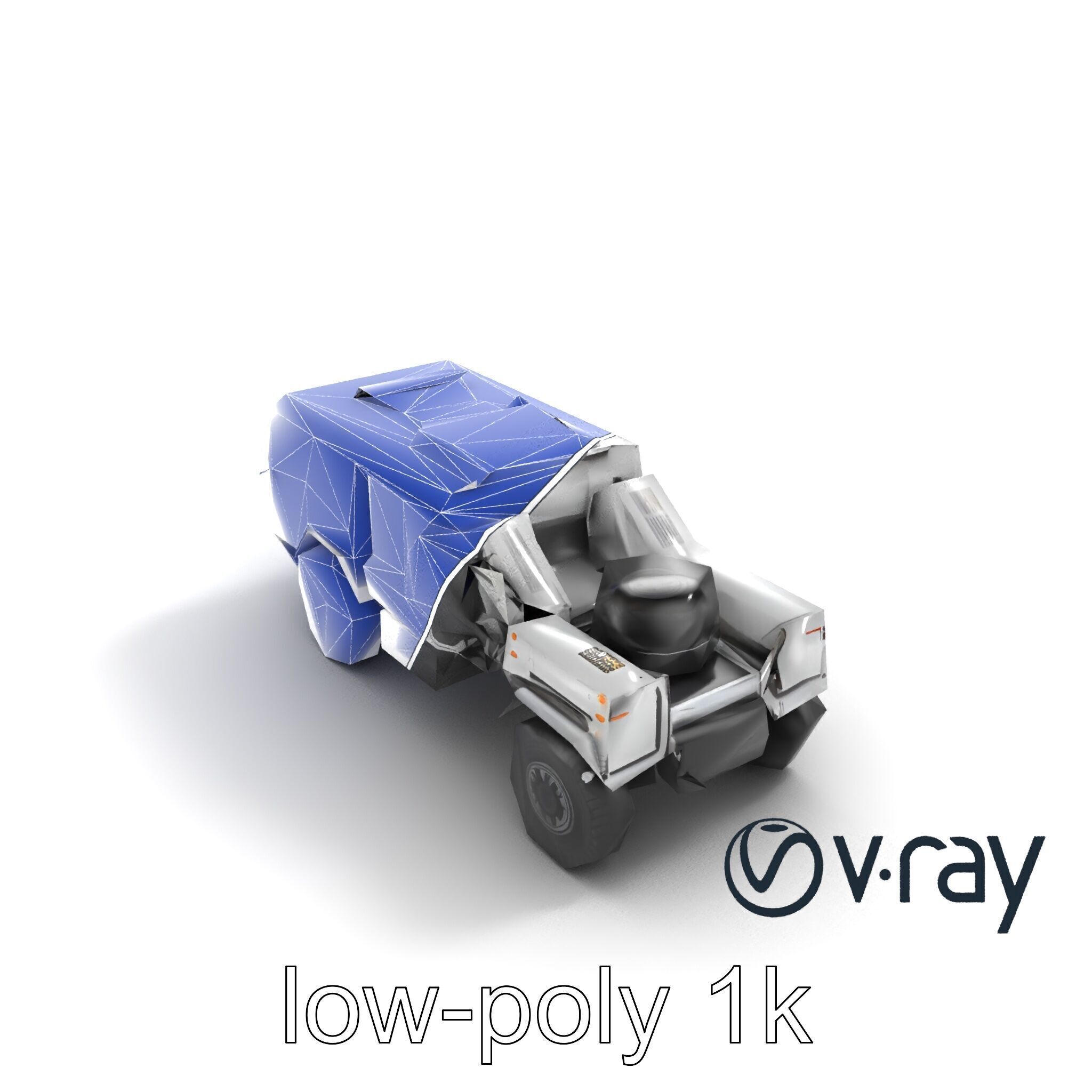 TitanShield Transport Armored Vehicle model pack Low-poly 3D model_23