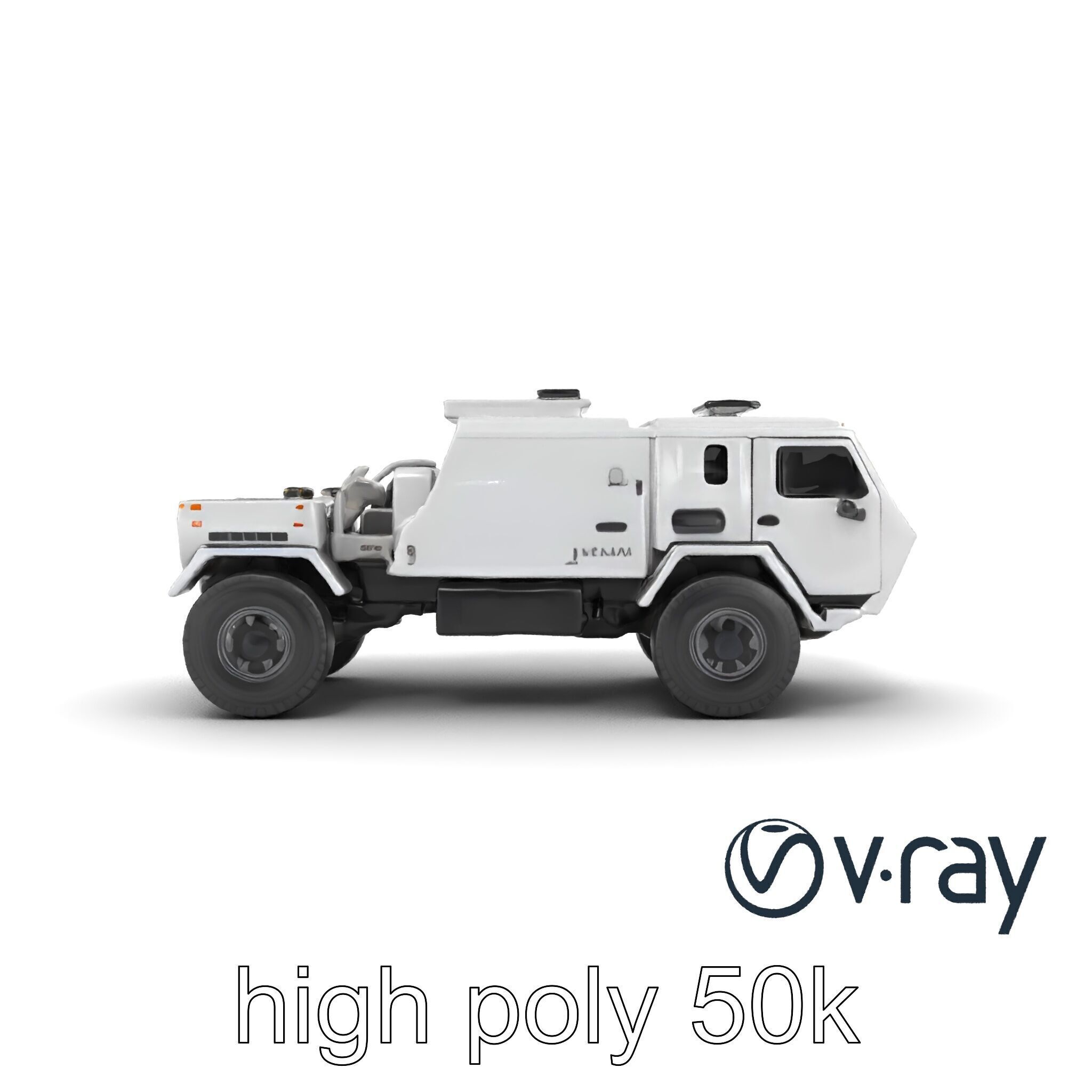TitanShield Transport Armored Vehicle model pack Low-poly 3D model_21