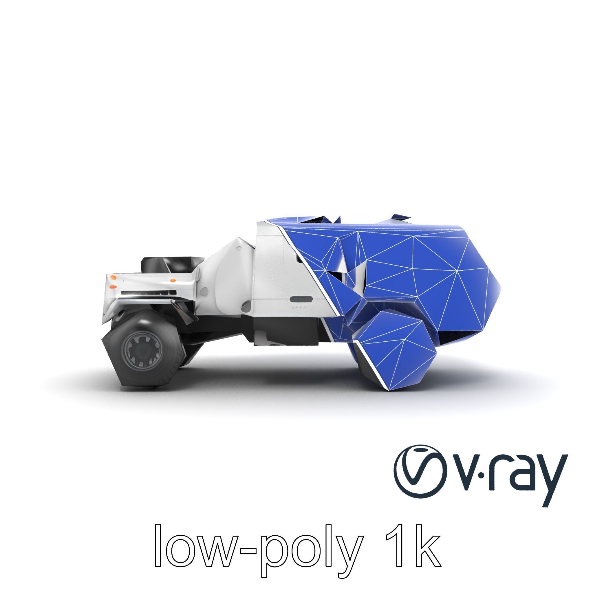 TitanShield Transport Armored Vehicle model pack Low-poly 3D model_17