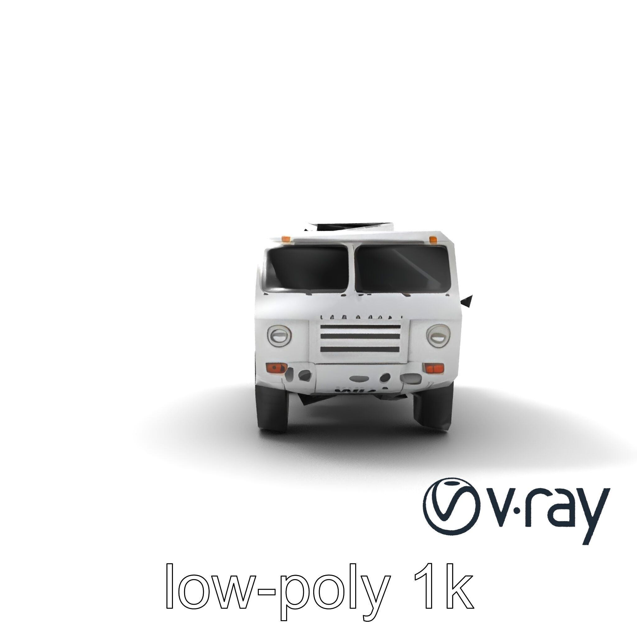 TitanShield Transport Armored Vehicle model pack Low-poly 3D model_19