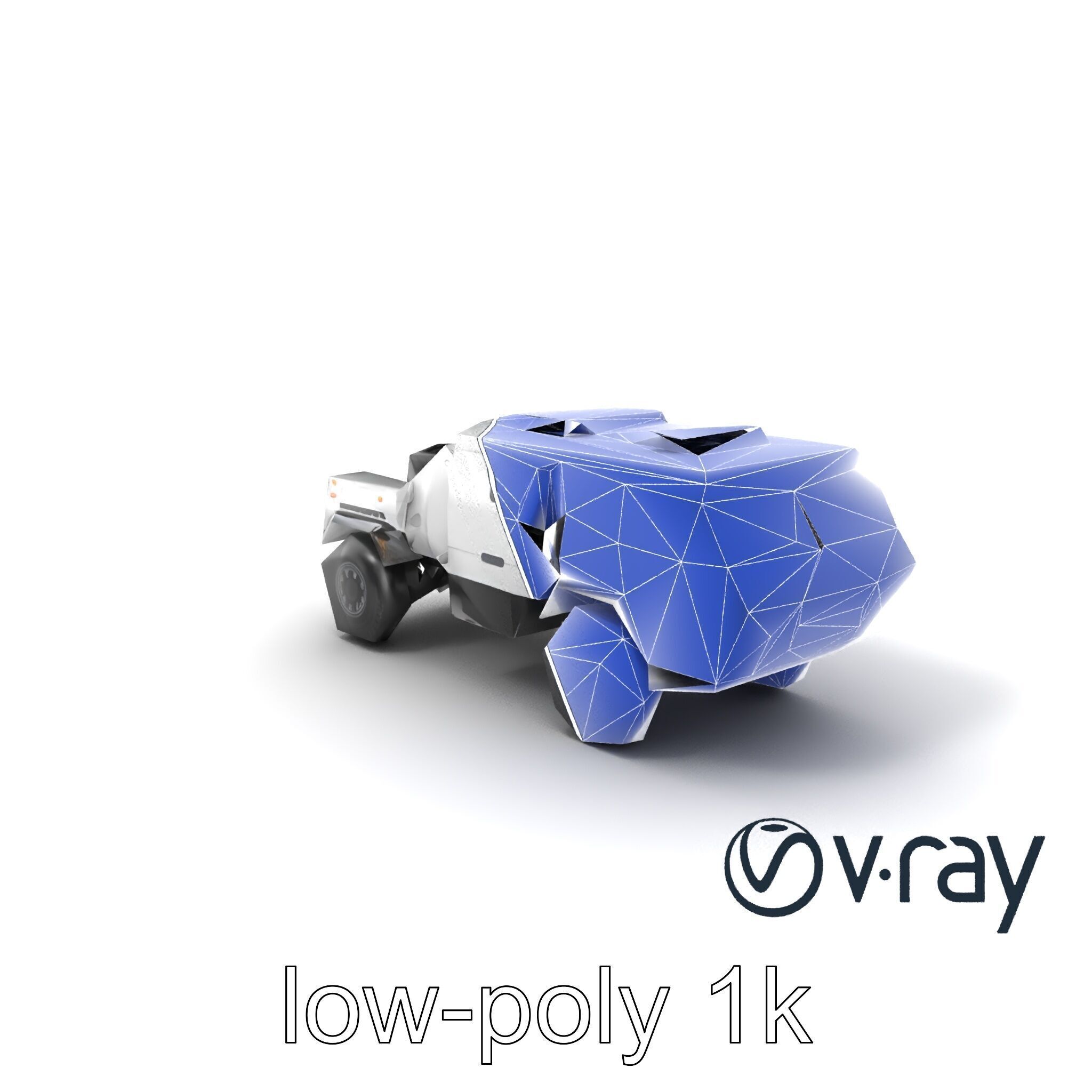 TitanShield Transport Armored Vehicle model pack Low-poly 3D model_6