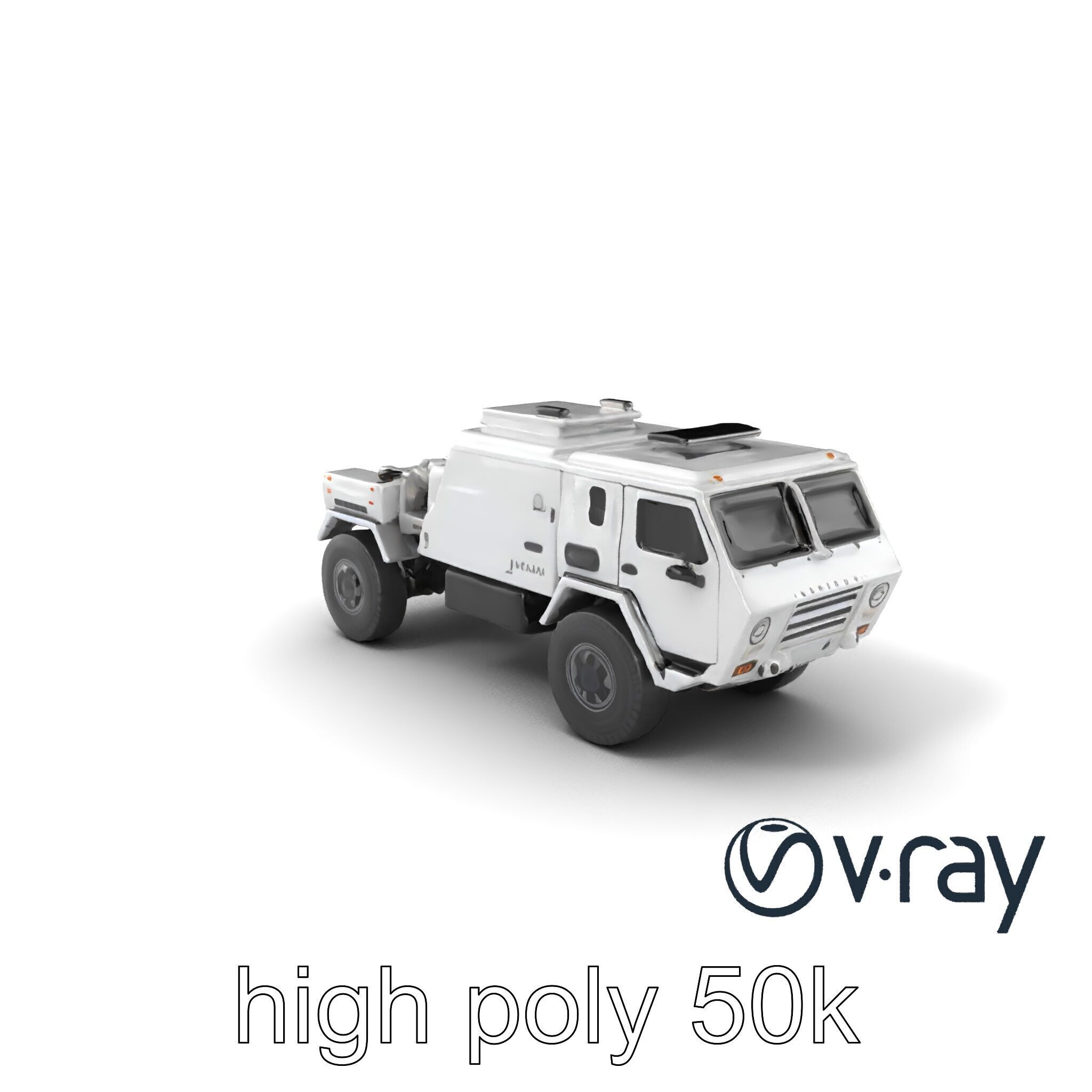 TitanShield Transport Armored Vehicle model pack Low-poly 3D model_7