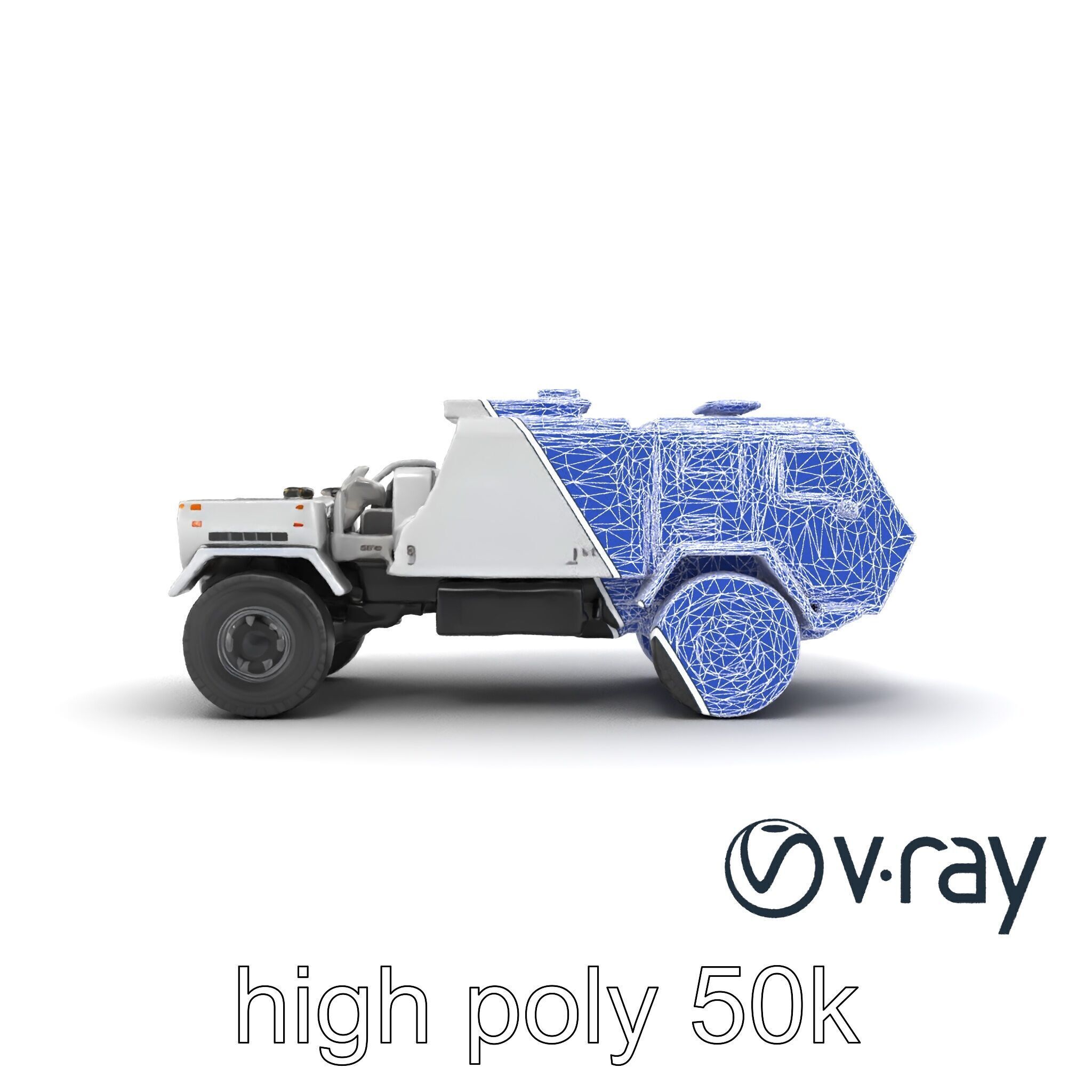 TitanShield Transport Armored Vehicle model pack Low-poly 3D model_28