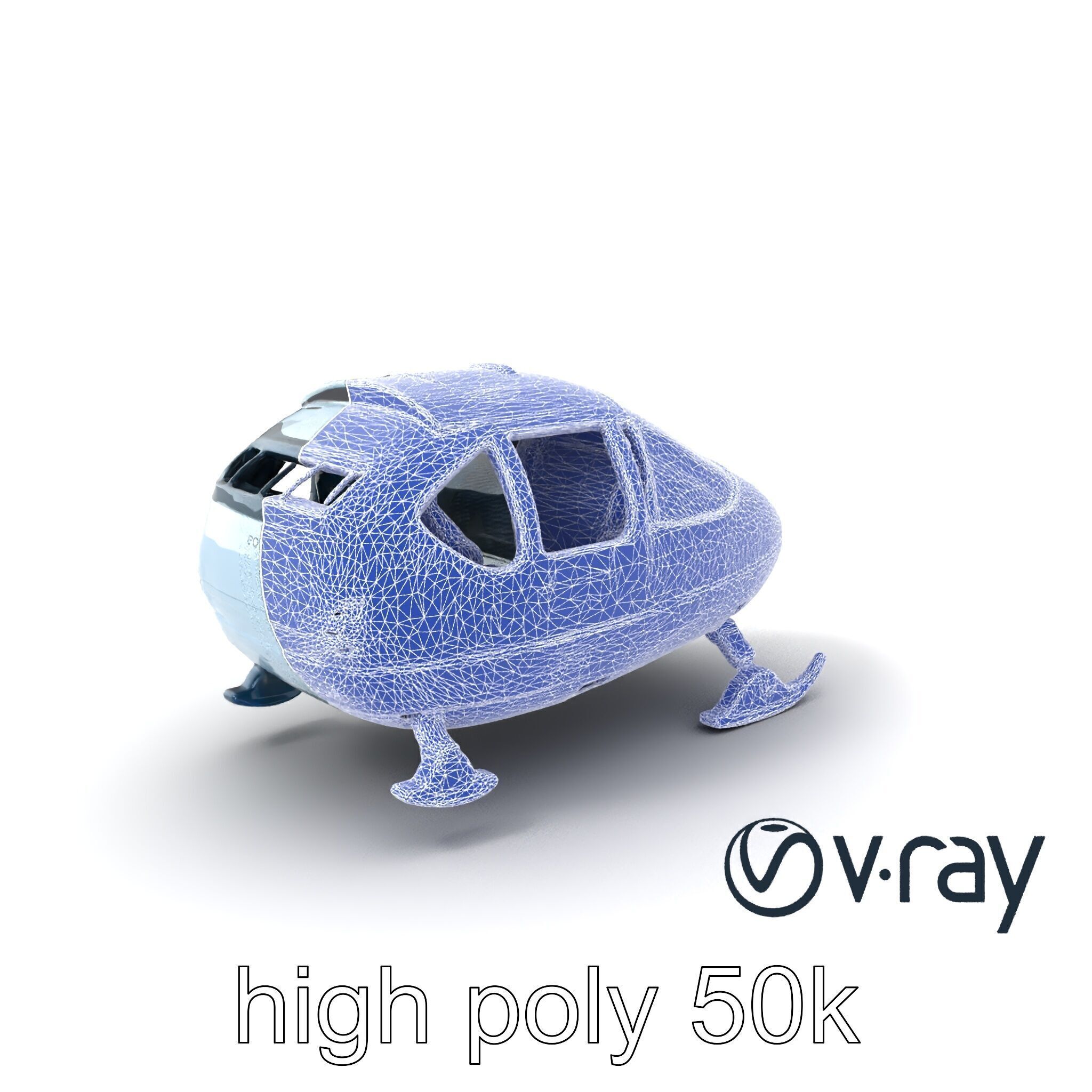 FrostBite Recon Vehicle model pack Low-poly 3D model_10