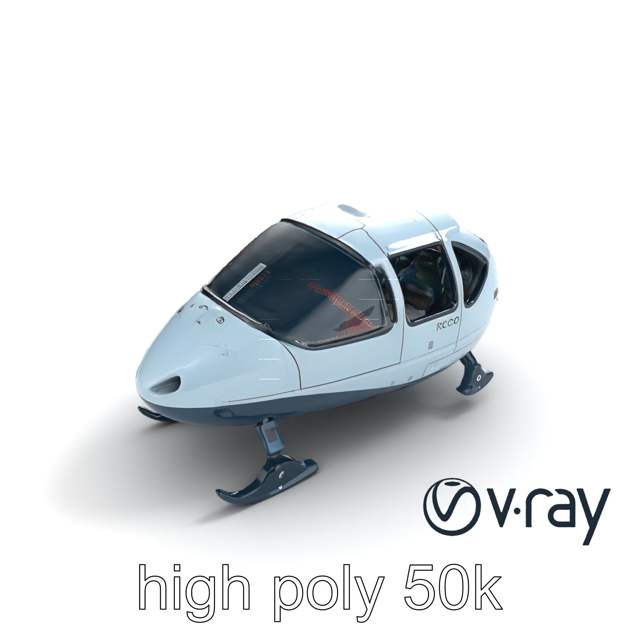 FrostBite Recon Vehicle model pack Low-poly 3D model_18