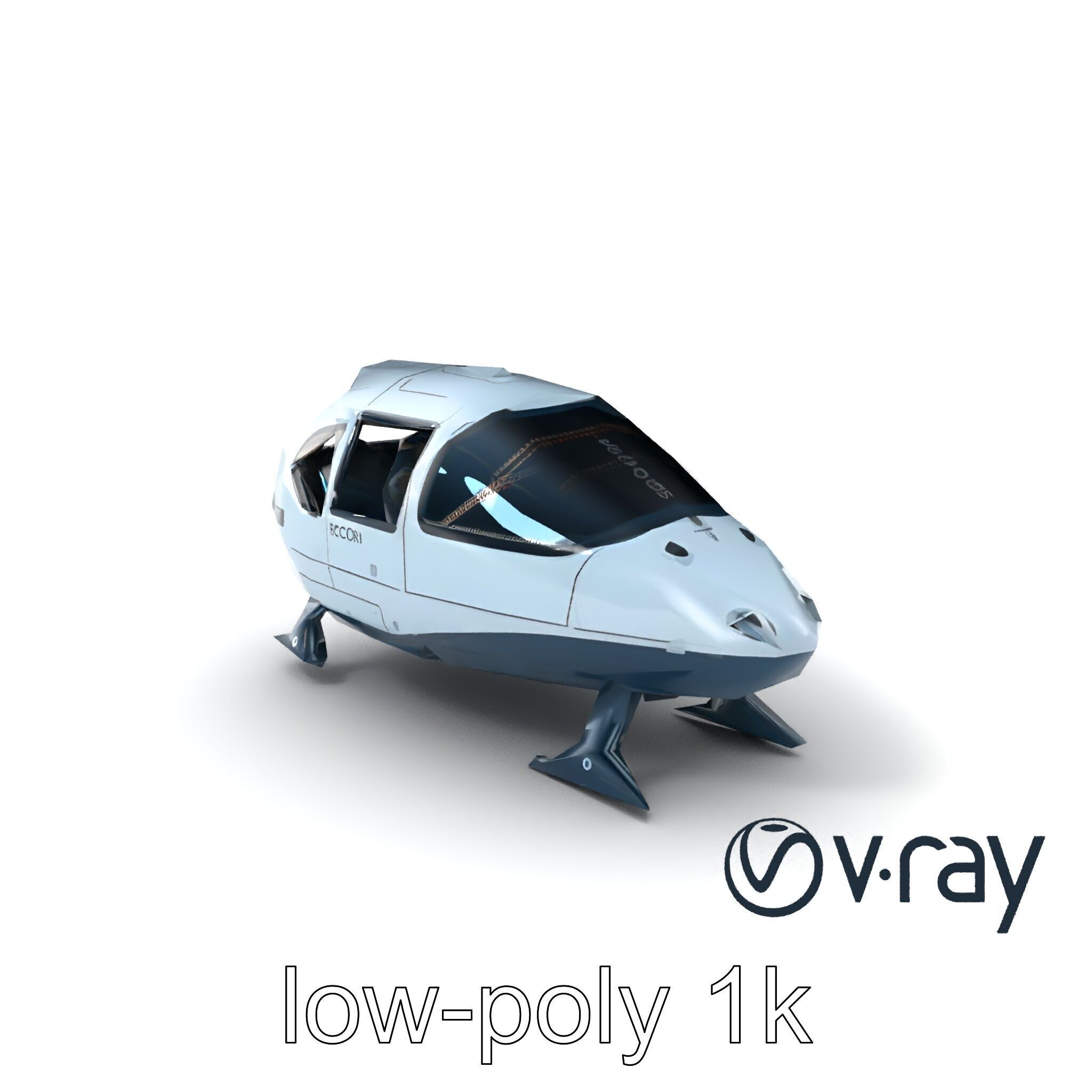 FrostBite Recon Vehicle model pack Low-poly 3D model_3