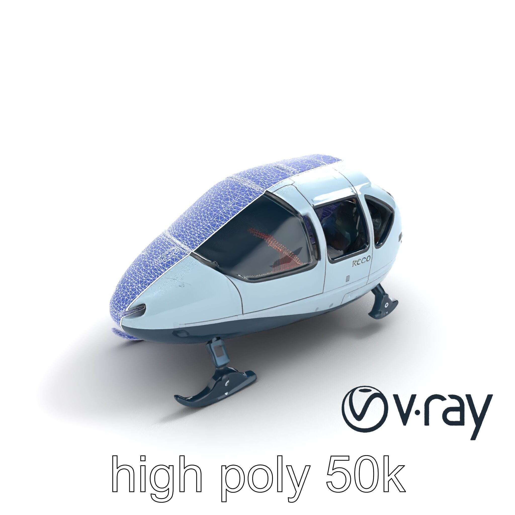 FrostBite Recon Vehicle model pack Low-poly 3D model_26