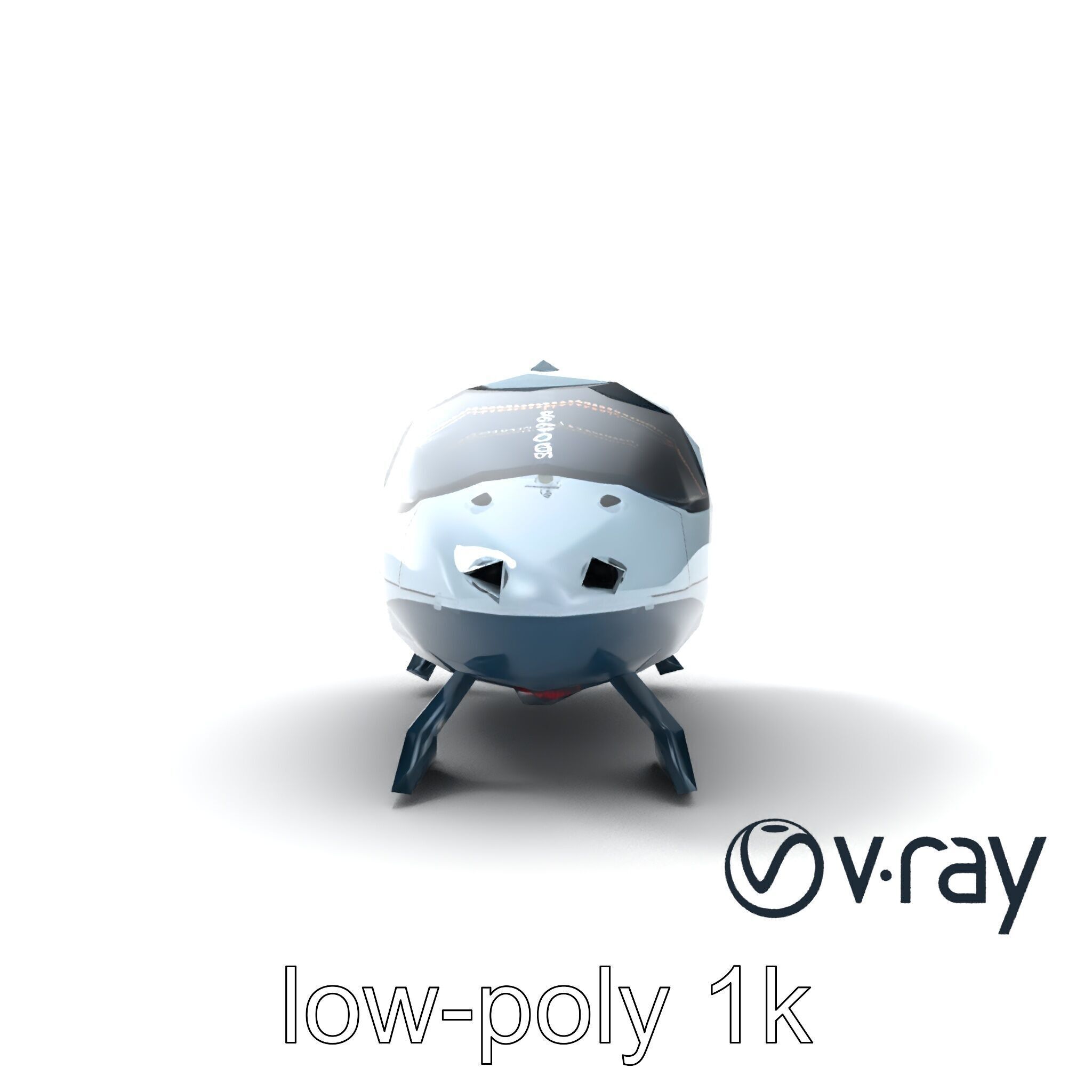 FrostBite Recon Vehicle model pack Low-poly 3D model_16