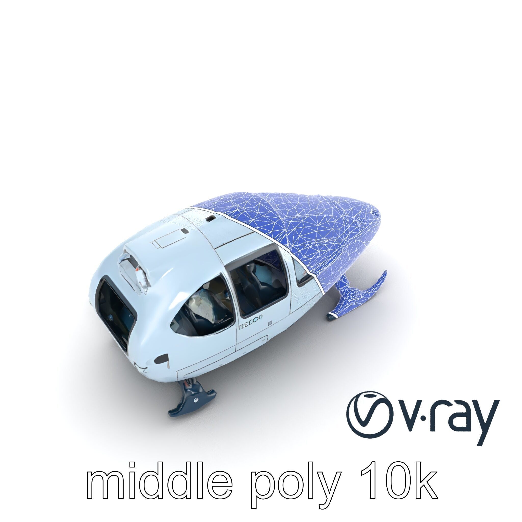 FrostBite Recon Vehicle model pack Low-poly 3D model_12