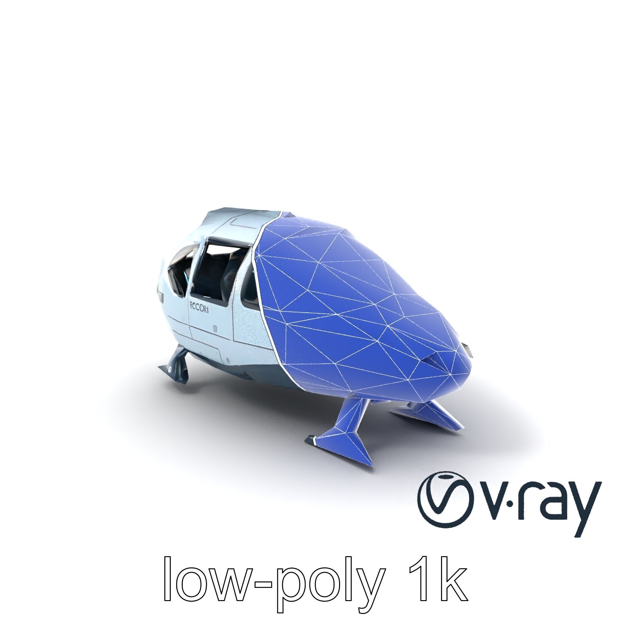 FrostBite Recon Vehicle model pack Low-poly 3D model_15