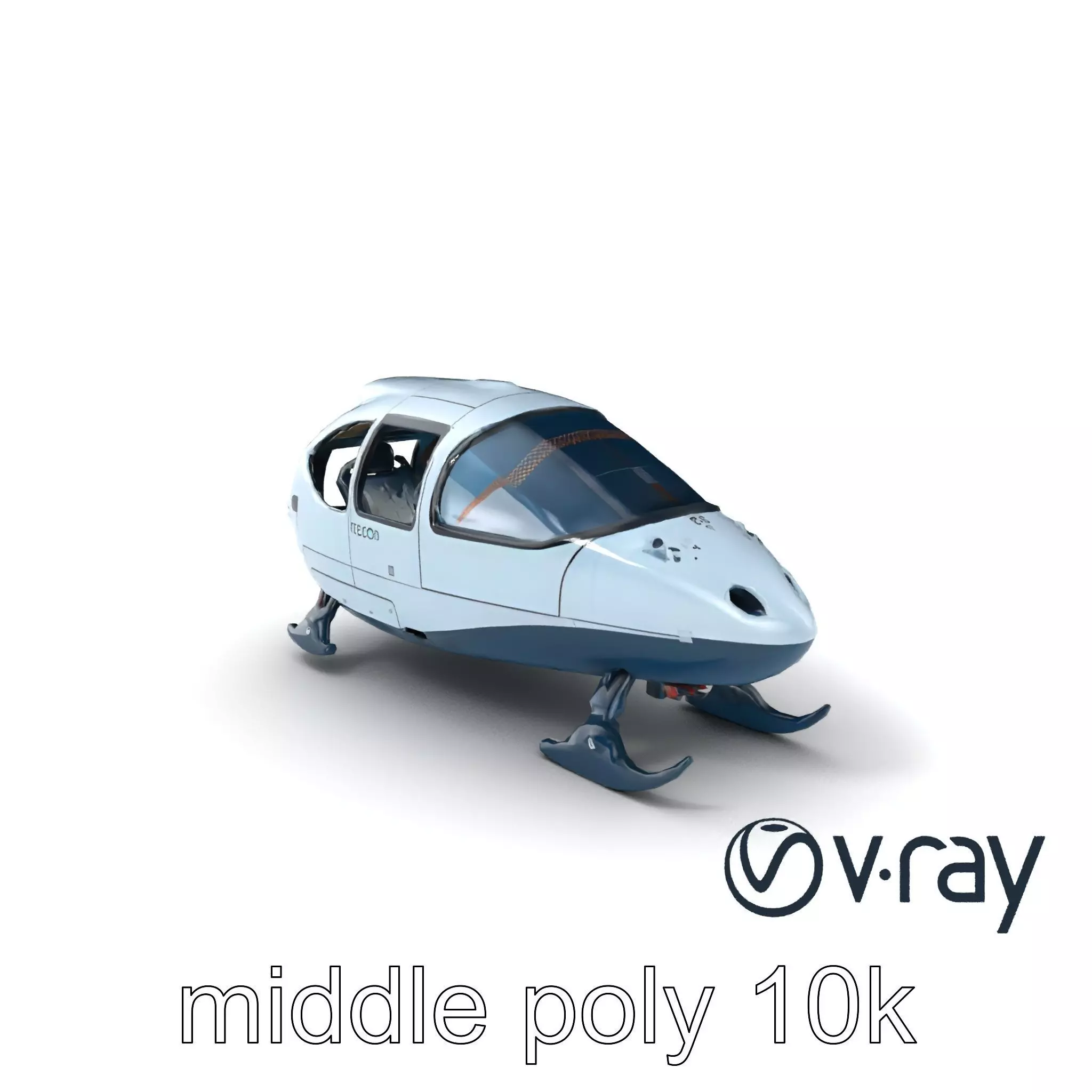 FrostBite Recon Vehicle model pack Low-poly 3D model_0