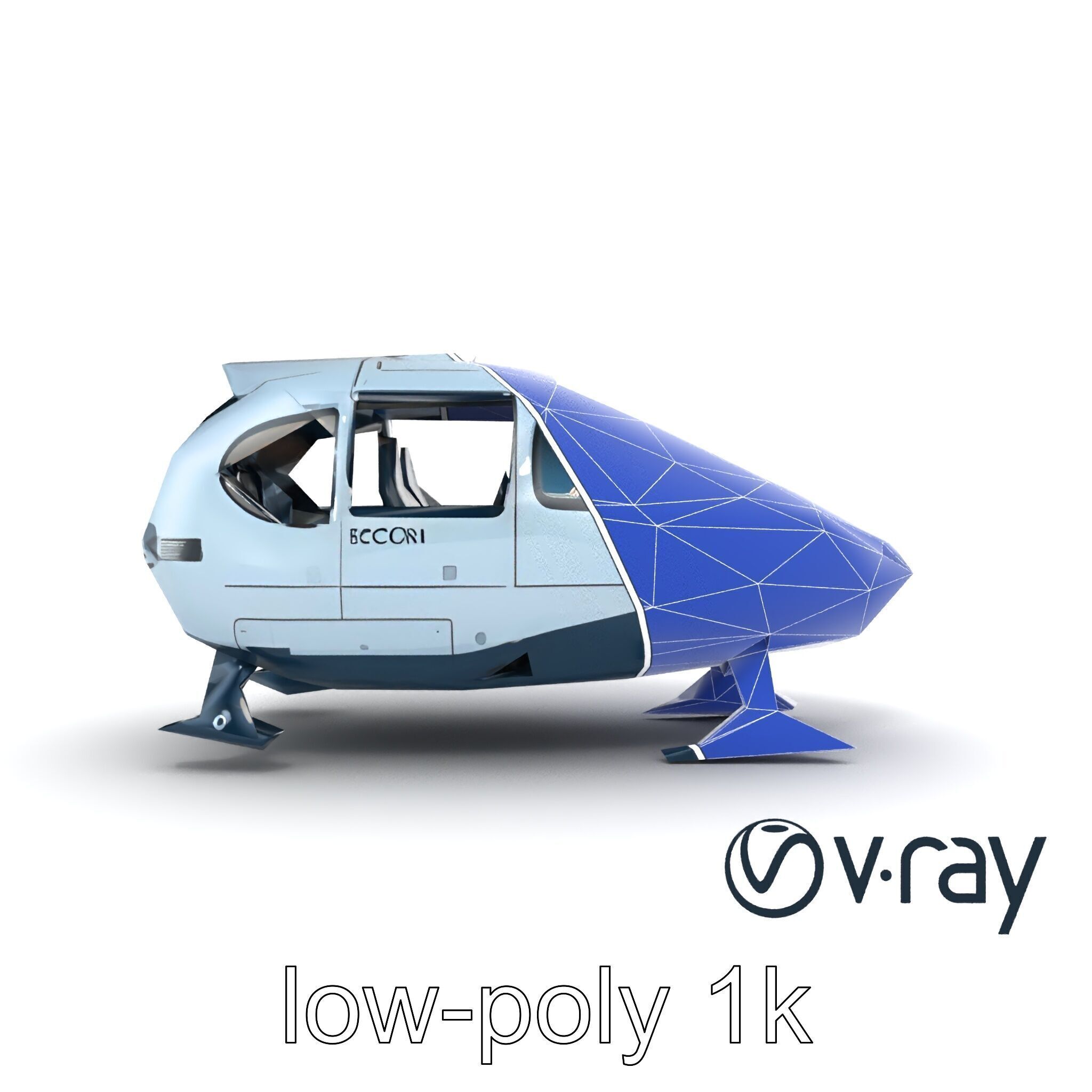 FrostBite Recon Vehicle model pack Low-poly 3D model_14