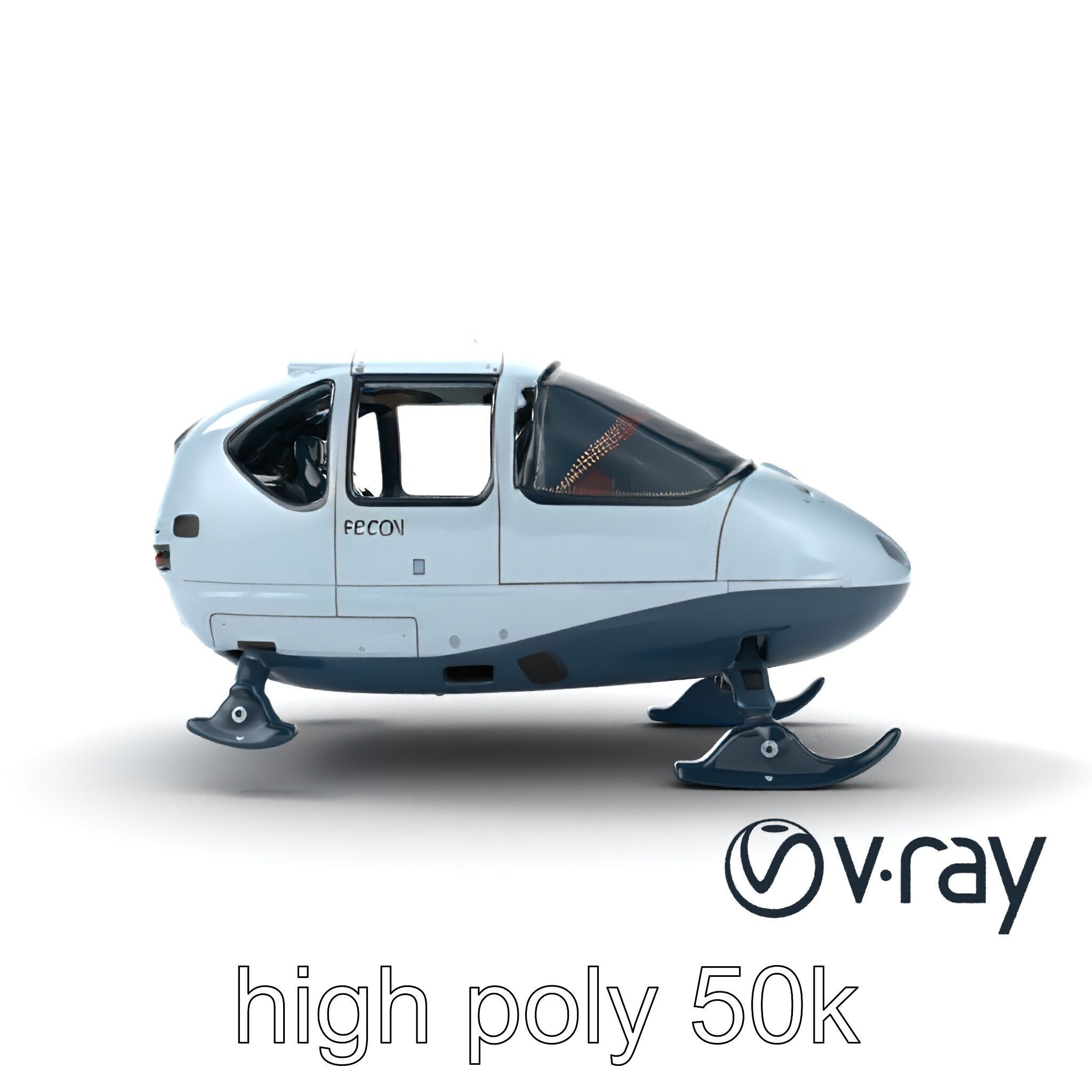 FrostBite Recon Vehicle model pack Low-poly 3D model_29