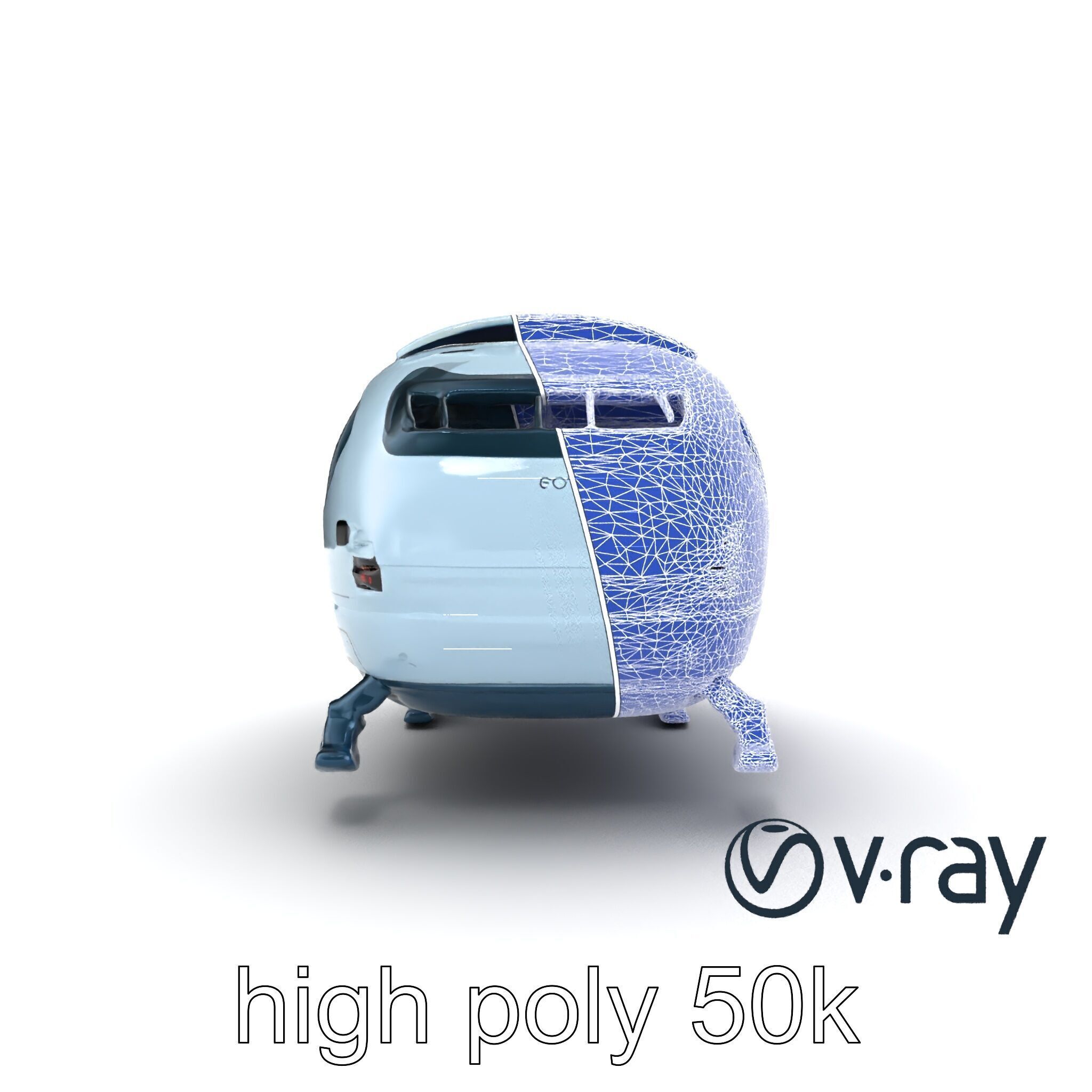 FrostBite Recon Vehicle model pack Low-poly 3D model_32