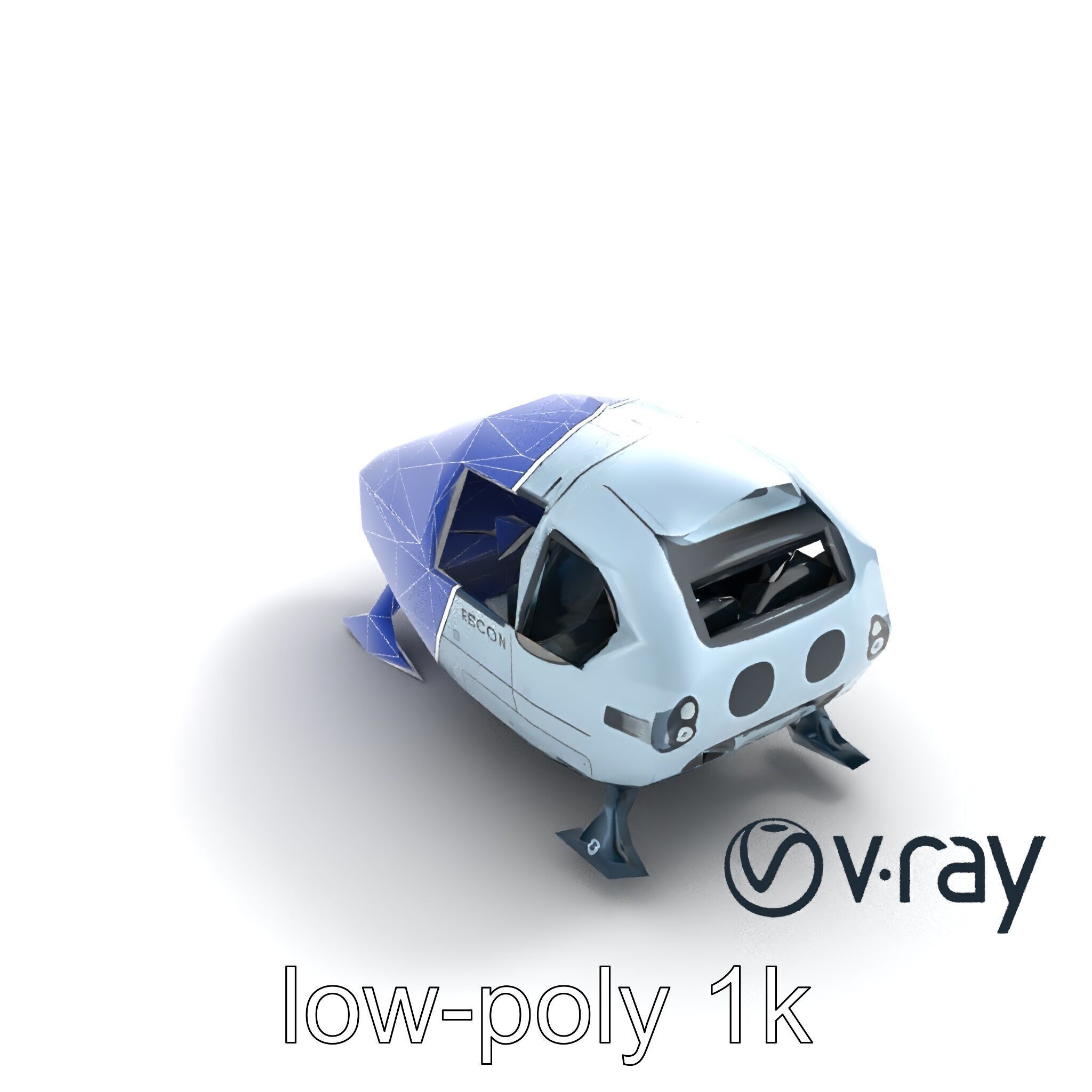 FrostBite Recon Vehicle model pack Low-poly 3D model_23