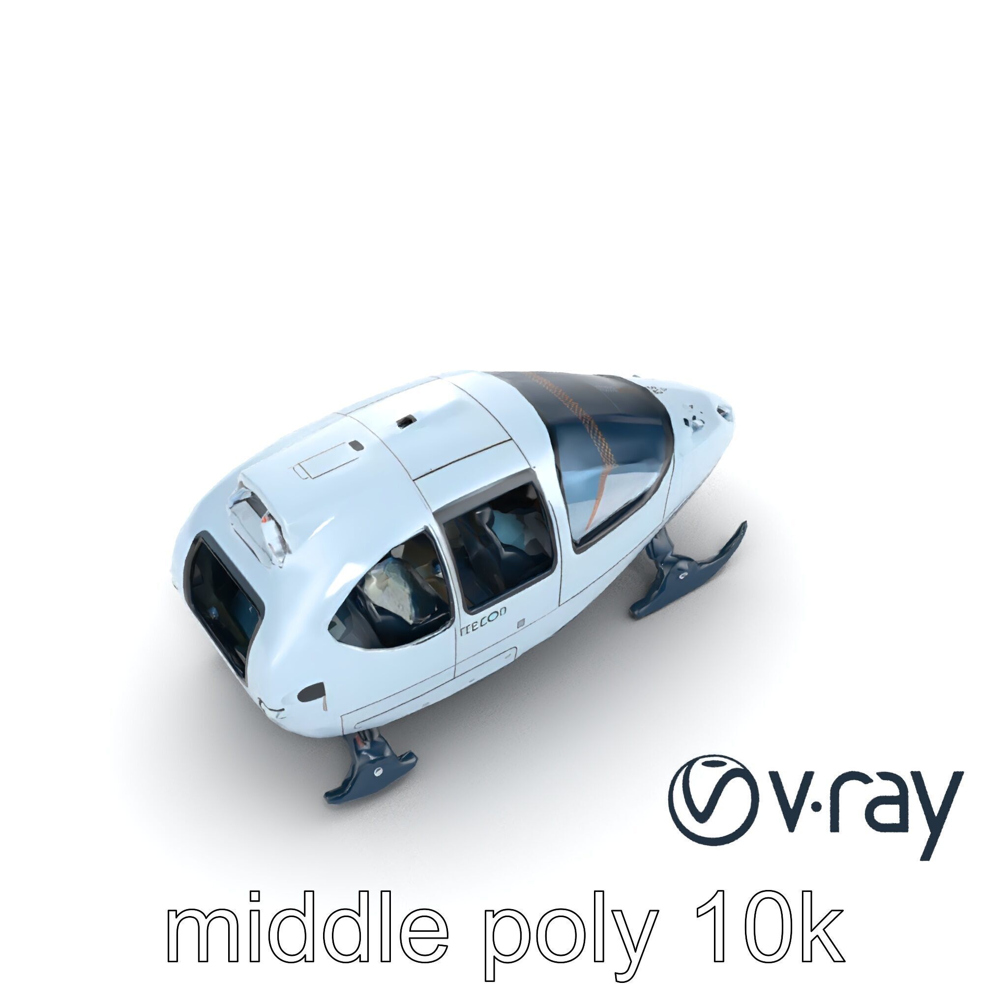 FrostBite Recon Vehicle model pack Low-poly 3D model_28