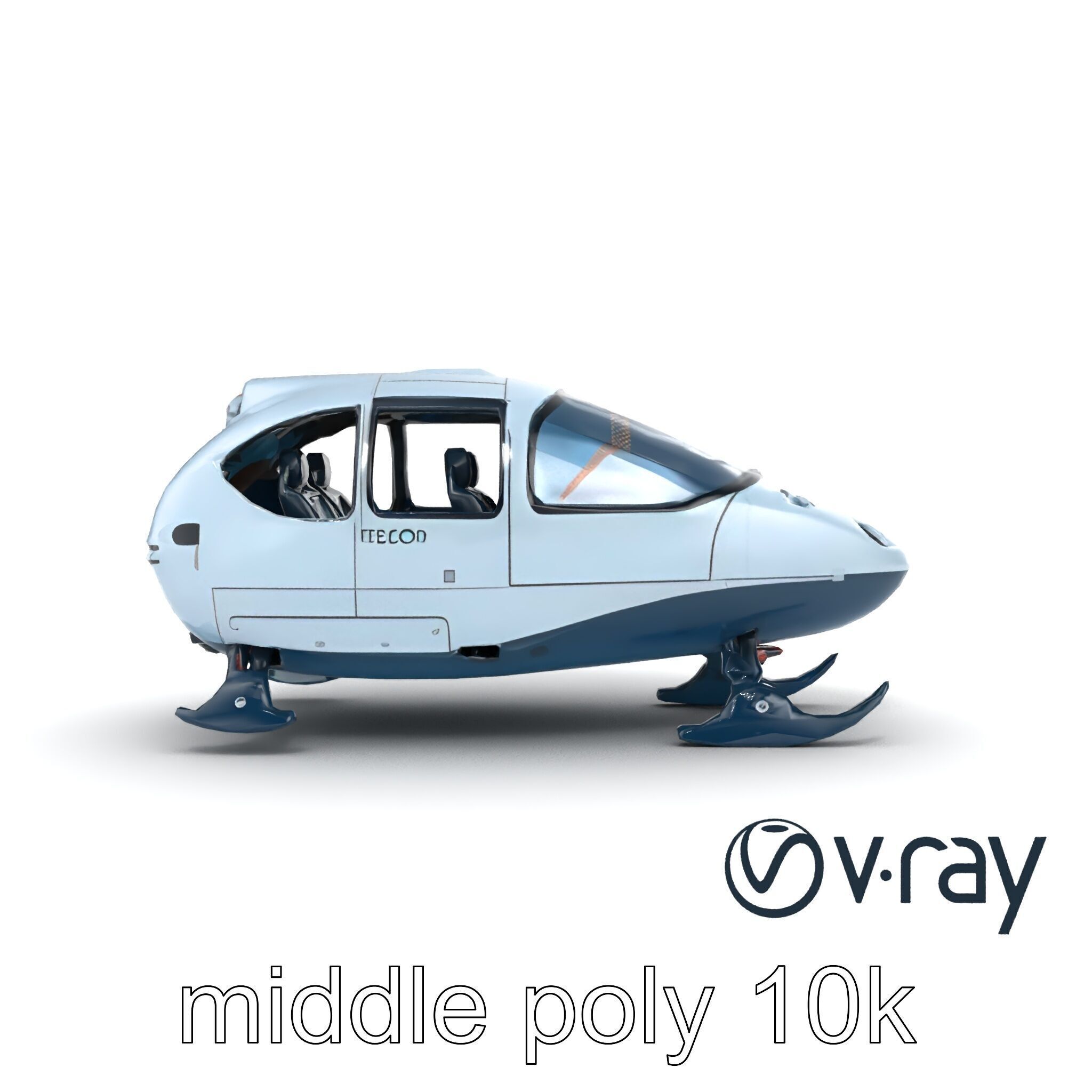 FrostBite Recon Vehicle model pack Low-poly 3D model_25