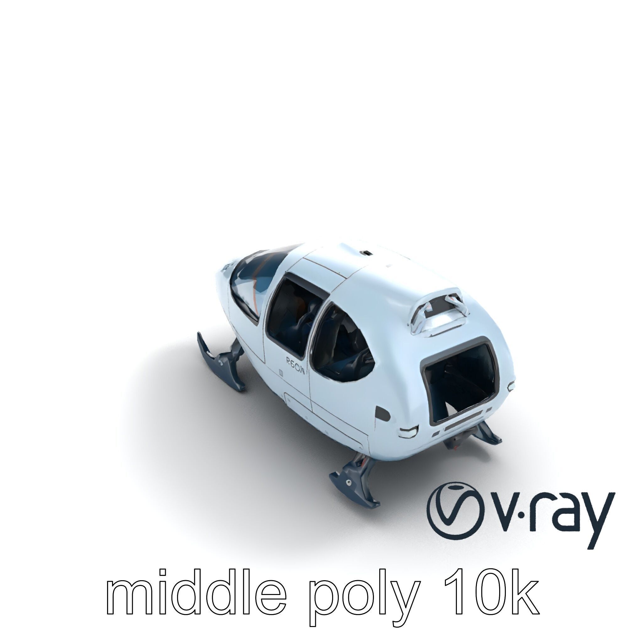 FrostBite Recon Vehicle model pack Low-poly 3D model_5