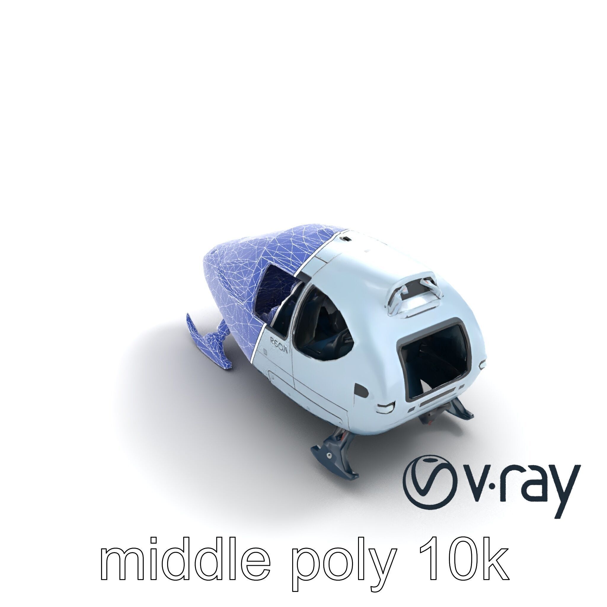 FrostBite Recon Vehicle model pack Low-poly 3D model_11