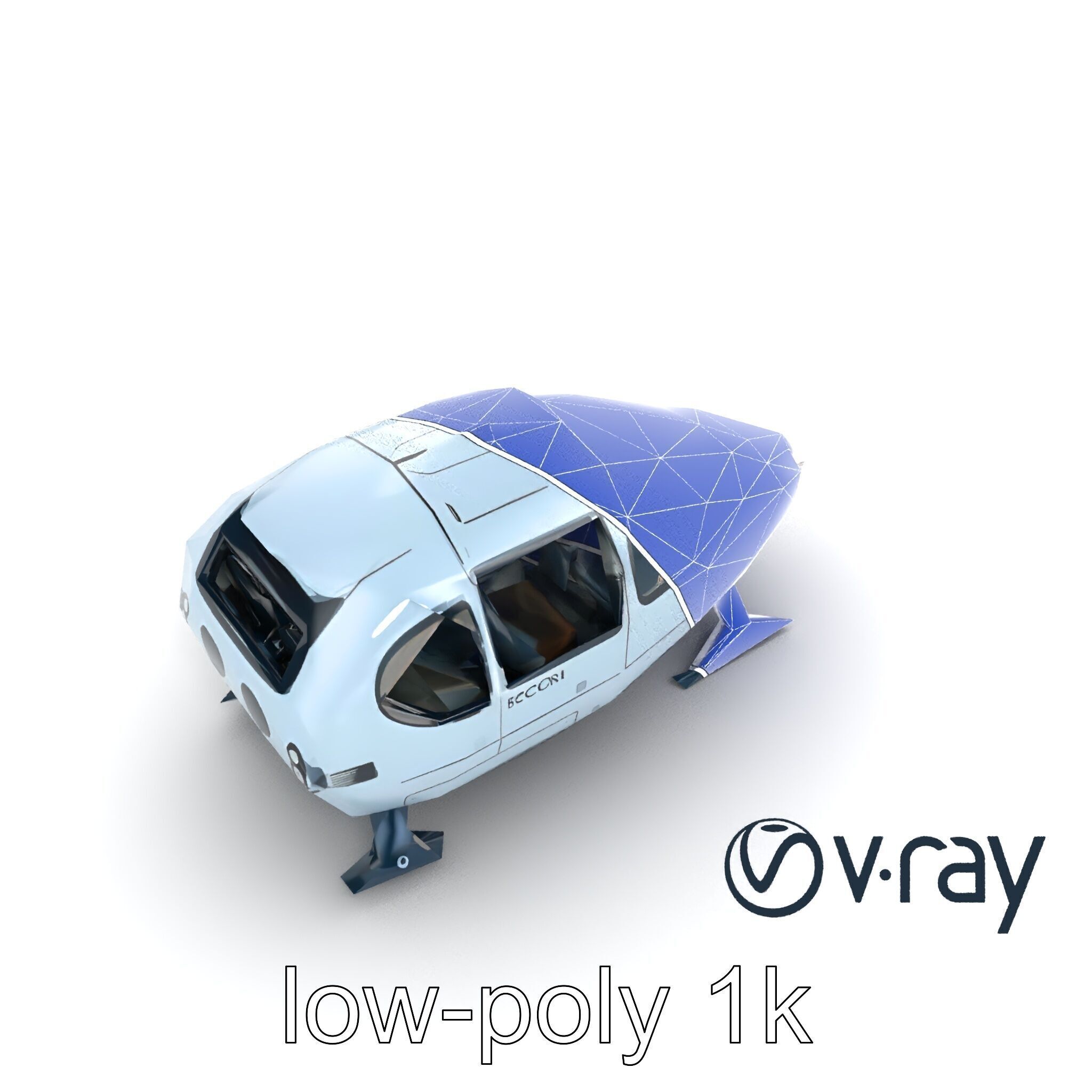 FrostBite Recon Vehicle model pack Low-poly 3D model_13