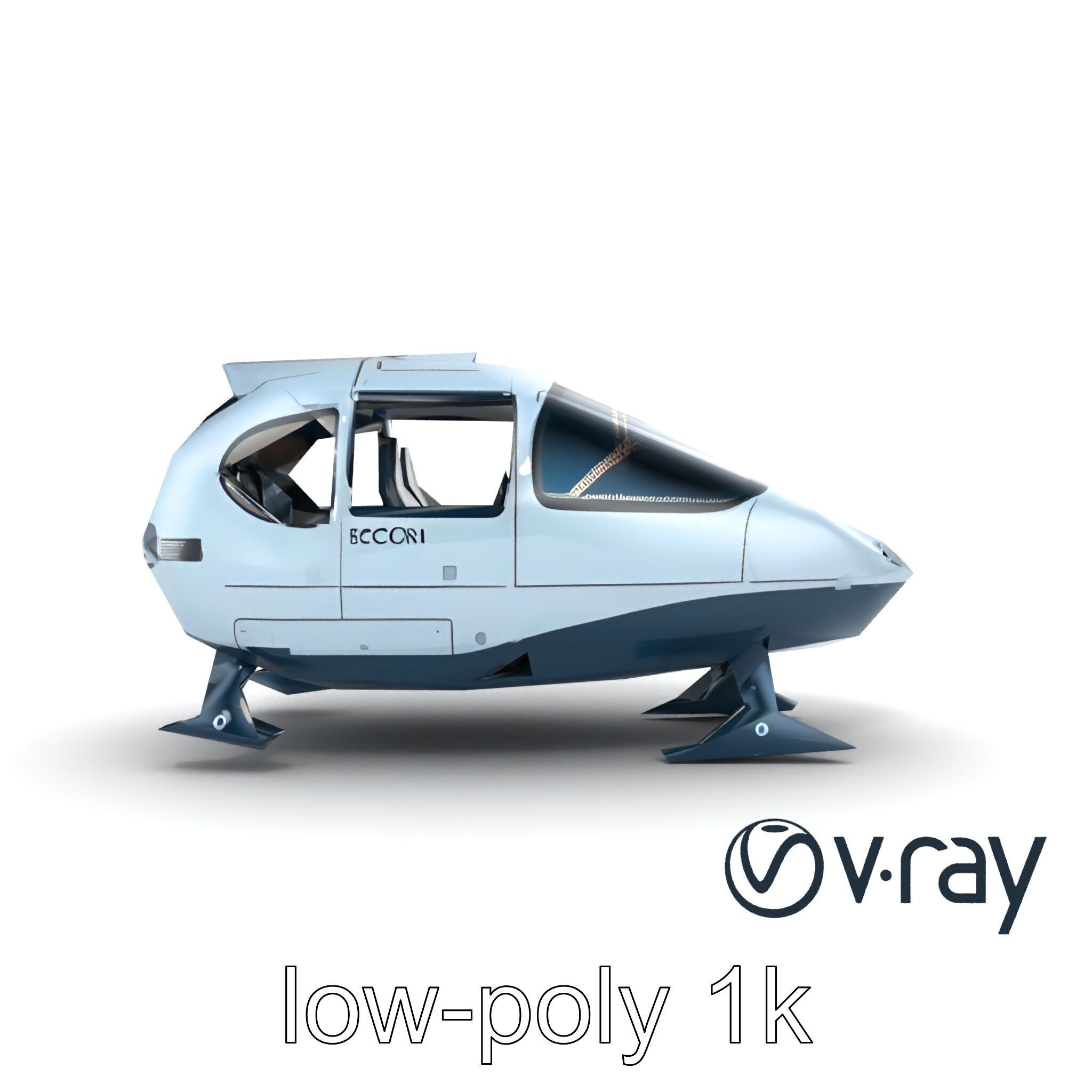 FrostBite Recon Vehicle model pack Low-poly 3D model_19